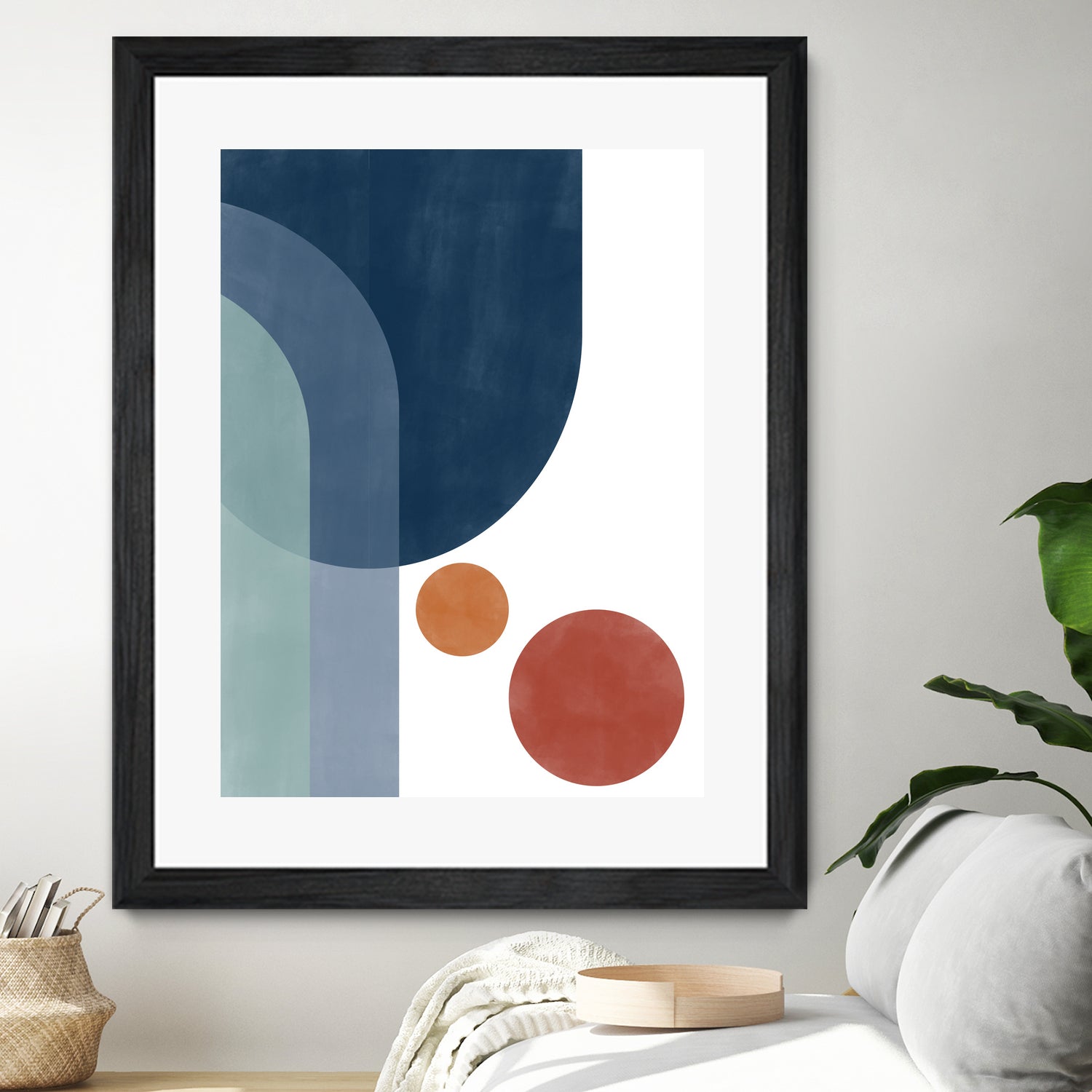 Overlapping Circles And Arches by Elena Ristova on GIANT ART - abstract abstract