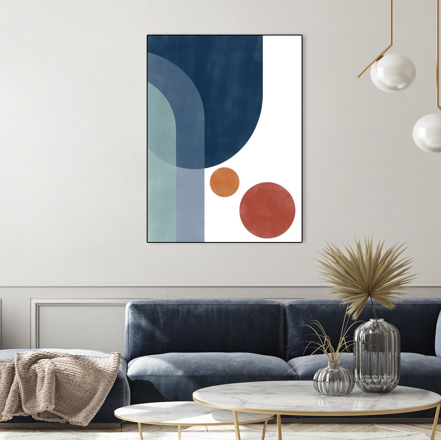 Overlapping Circles And Arches by Elena Ristova on GIANT ART - abstract abstract