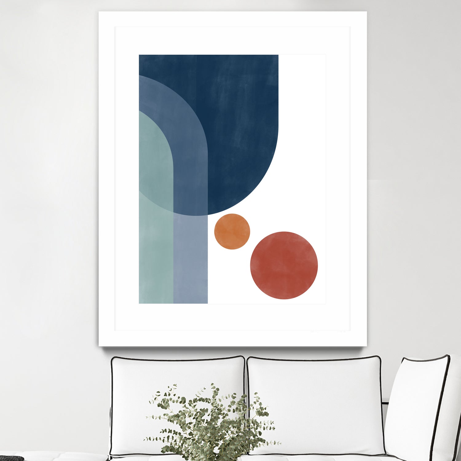 Overlapping Circles And Arches by Elena Ristova on GIANT ART - abstract abstract
