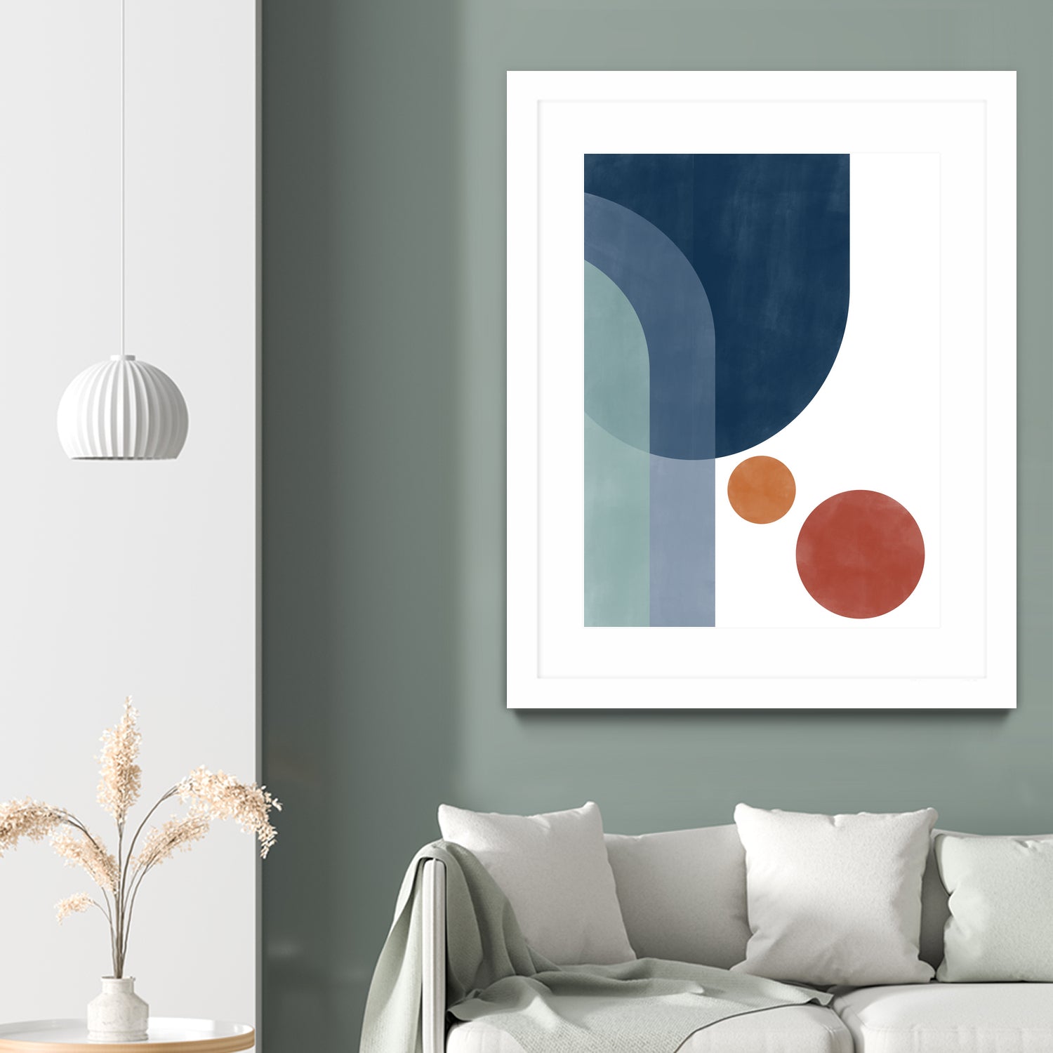 Overlapping Circles And Arches by Elena Ristova on GIANT ART - abstract abstract
