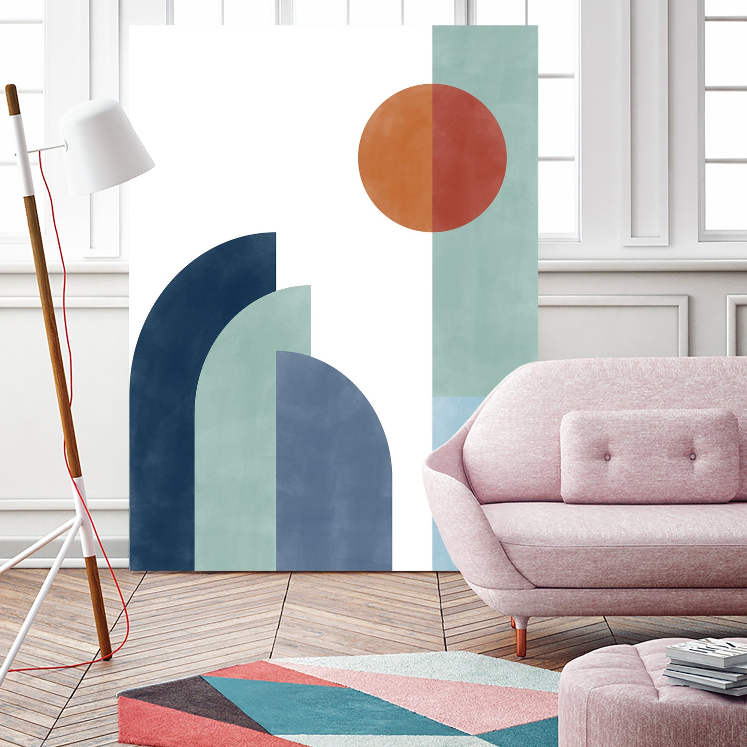 Geometric Shapes With A Minimalist Design by Elena Ristova on GIANT ART - abstract abstract