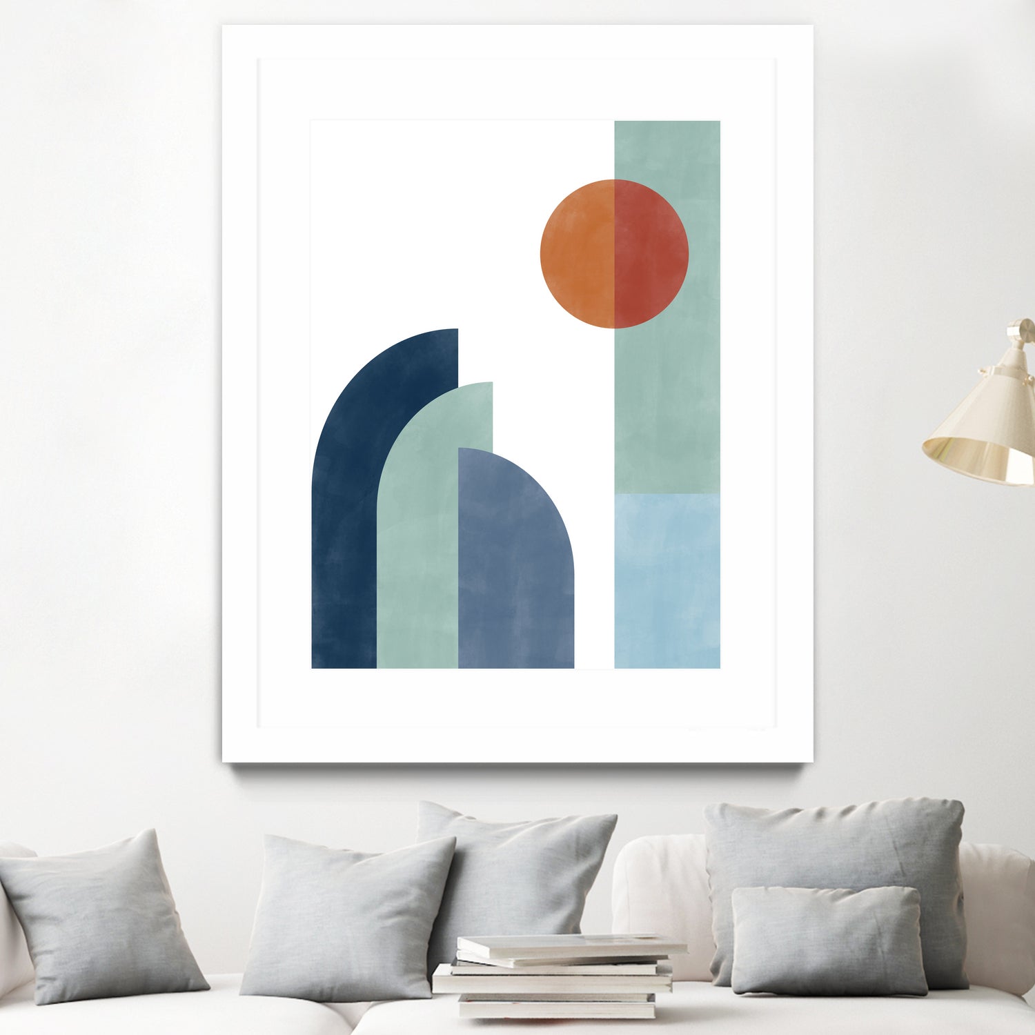 Geometric Shapes With A Minimalist Design by Elena Ristova on GIANT ART - abstract abstract