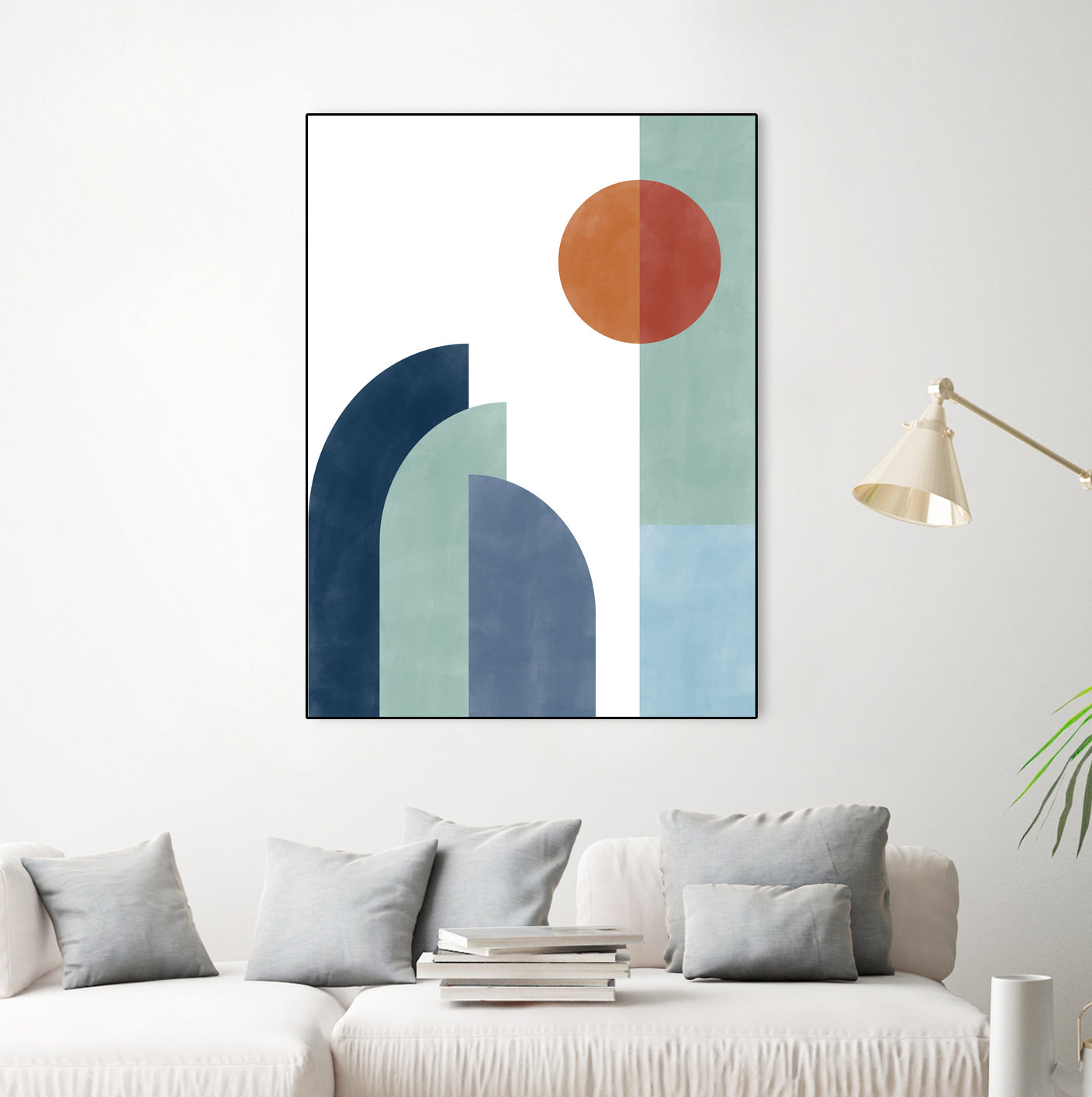 Geometric Shapes With A Minimalist Design by Elena Ristova on GIANT ART - abstract abstract