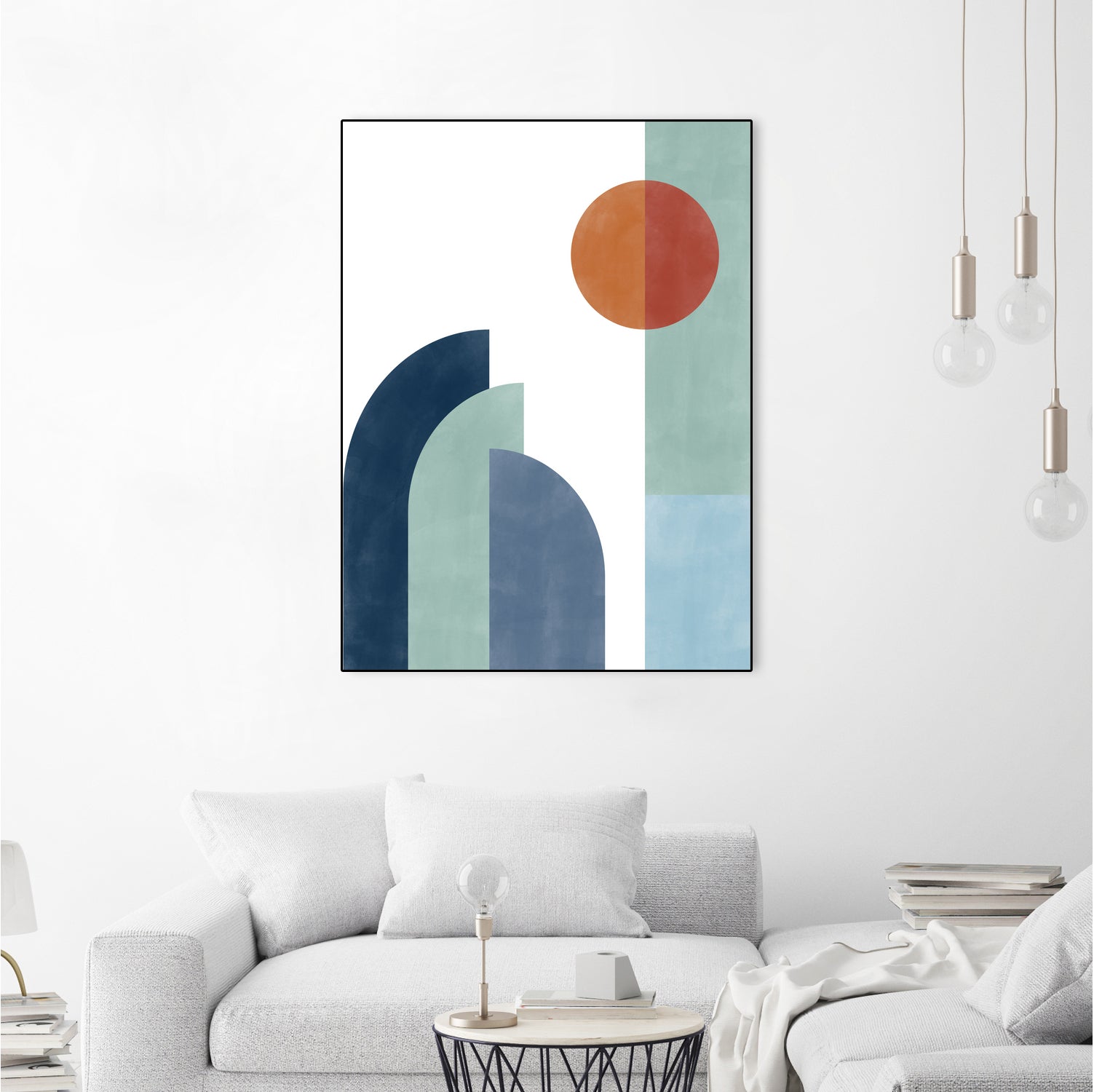 Geometric Shapes With A Minimalist Design by Elena Ristova on GIANT ART - abstract abstract