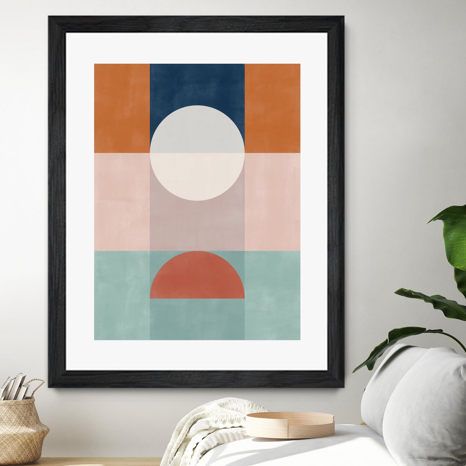 Abstract Geometric Artwork With Earthy Tones by Elena Ristova on GIANT ART - abstract abstract