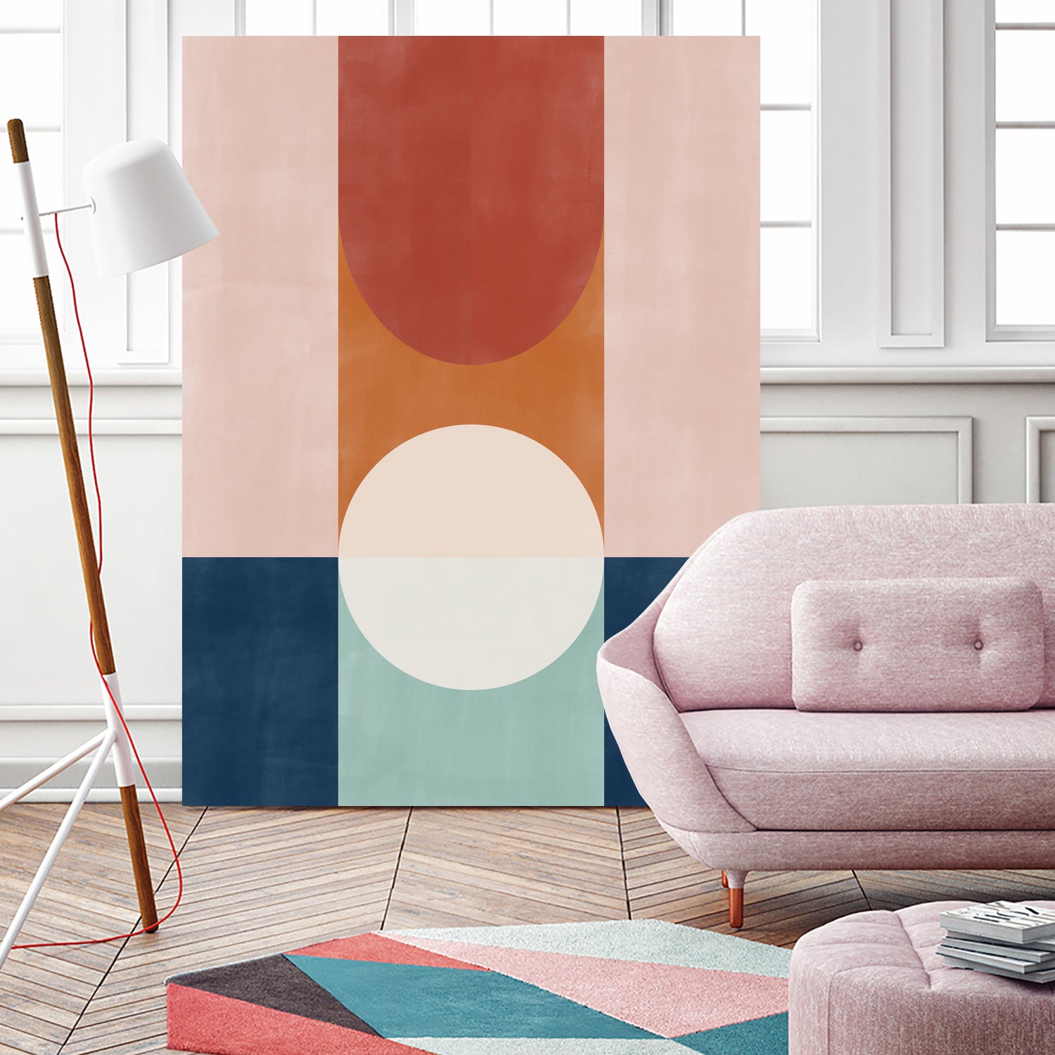 Abstract Design With Geometric Shapes by Elena Ristova on GIANT ART - abstract abstract