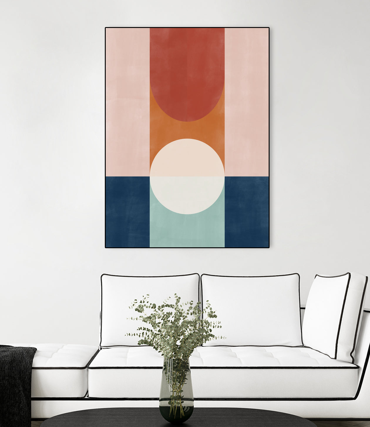 Abstract Design With Geometric Shapes by Elena Ristova on GIANT ART - abstract abstract