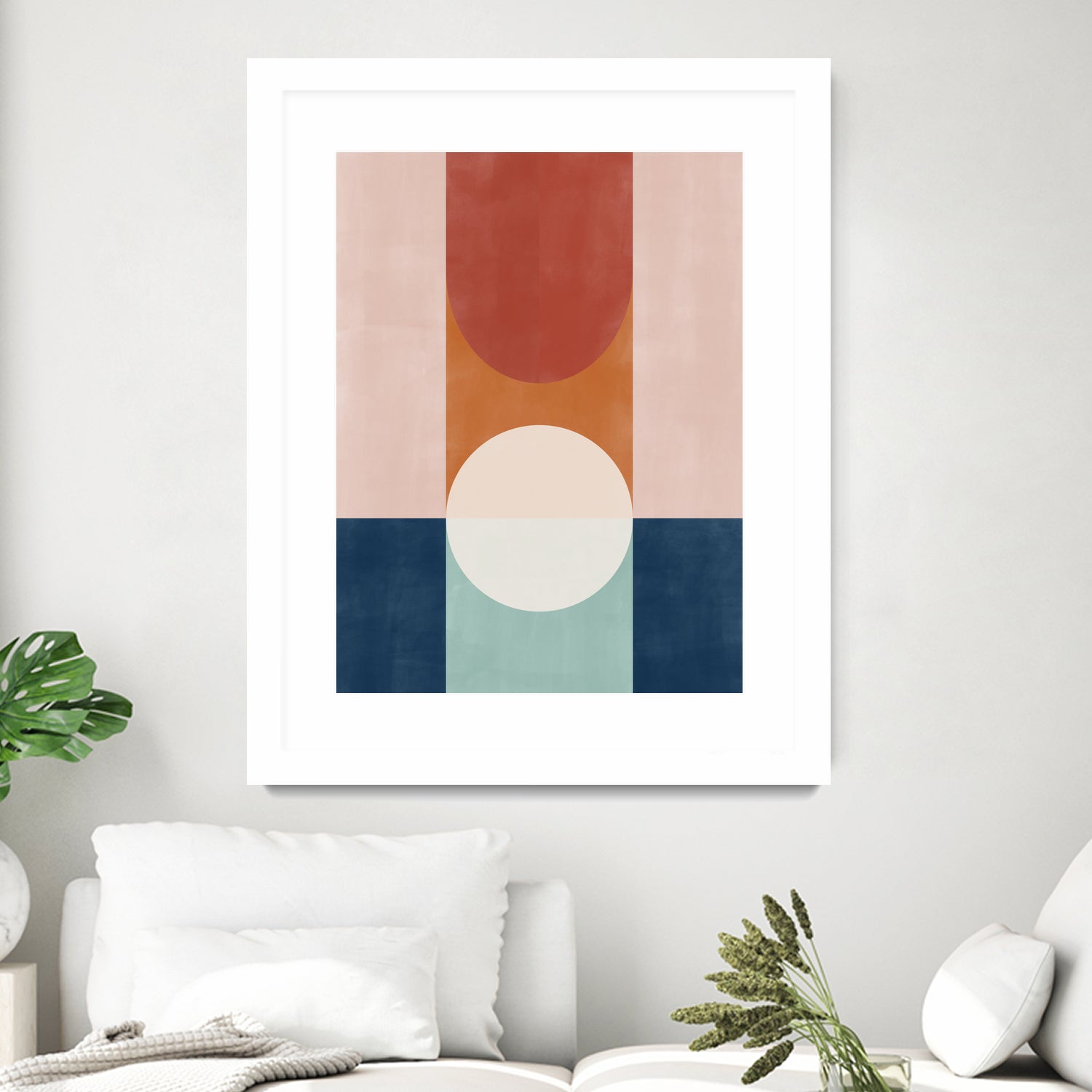 Abstract Design With Geometric Shapes by Elena Ristova on GIANT ART - abstract abstract