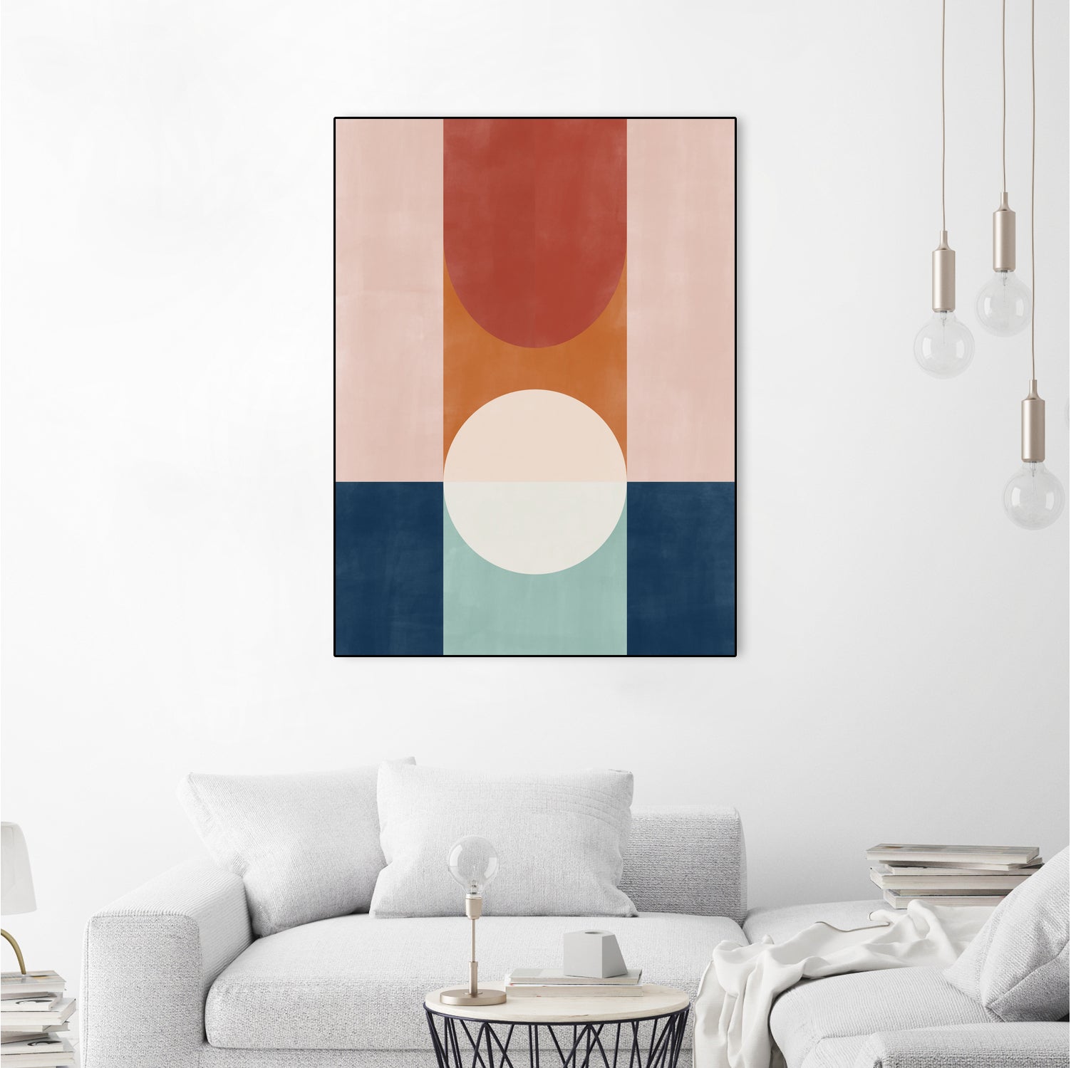 Abstract Design With Geometric Shapes by Elena Ristova on GIANT ART - abstract abstract