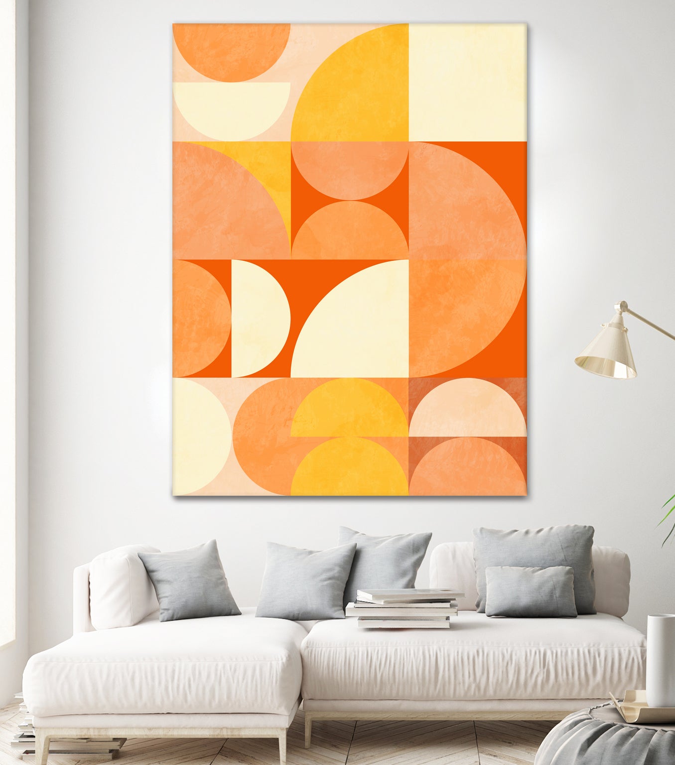 Spring Mid Rhapsody Orange 3 by Ana Rut Bre on GIANT ART - abstract abstract