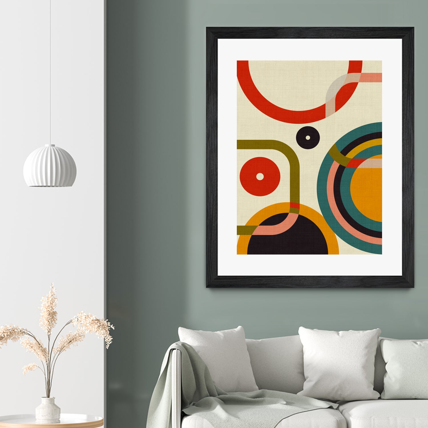 Mid Century Cirque by Ana Rut Bre on GIANT ART - abstract abstract