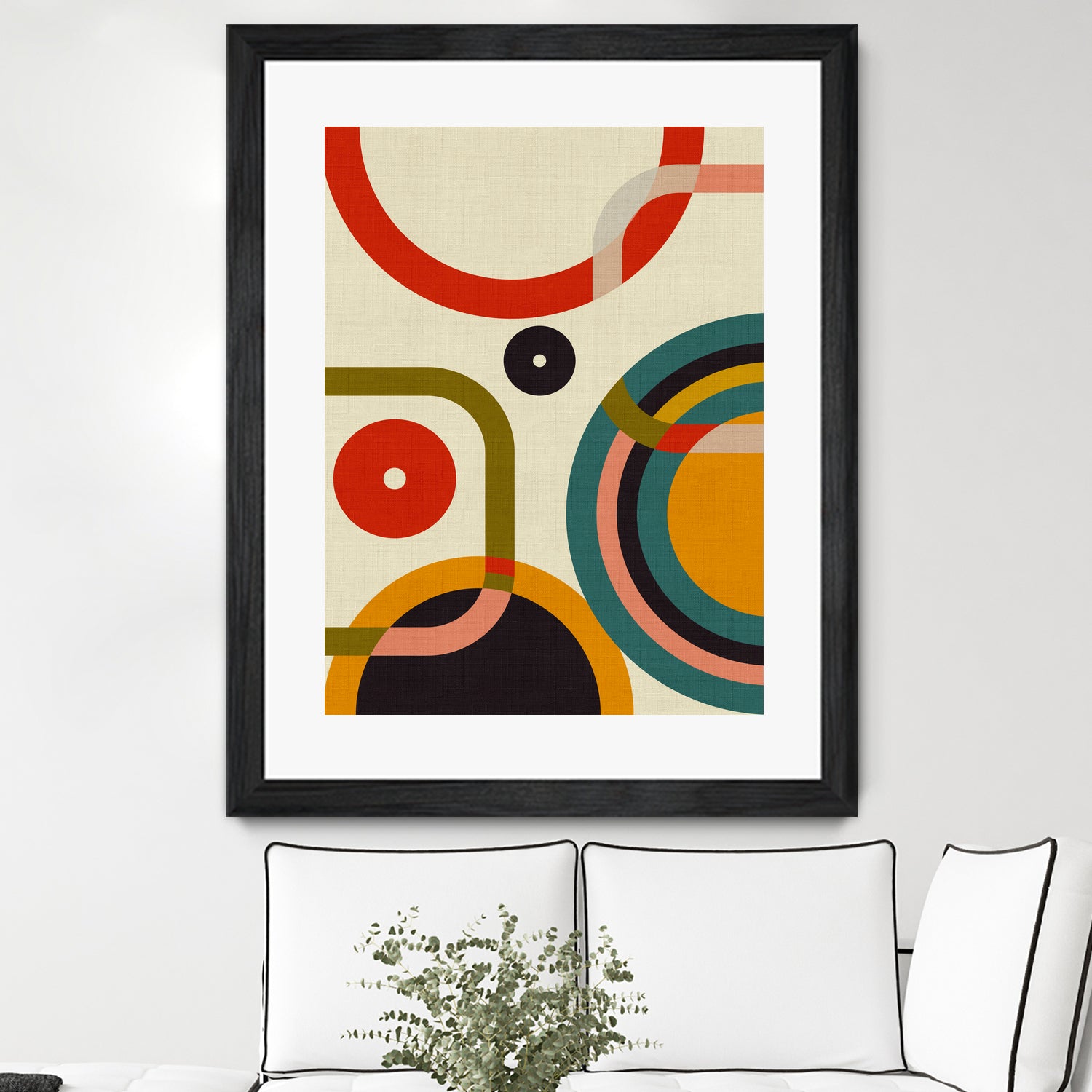 Mid Century Cirque by Ana Rut Bre on GIANT ART - abstract abstract