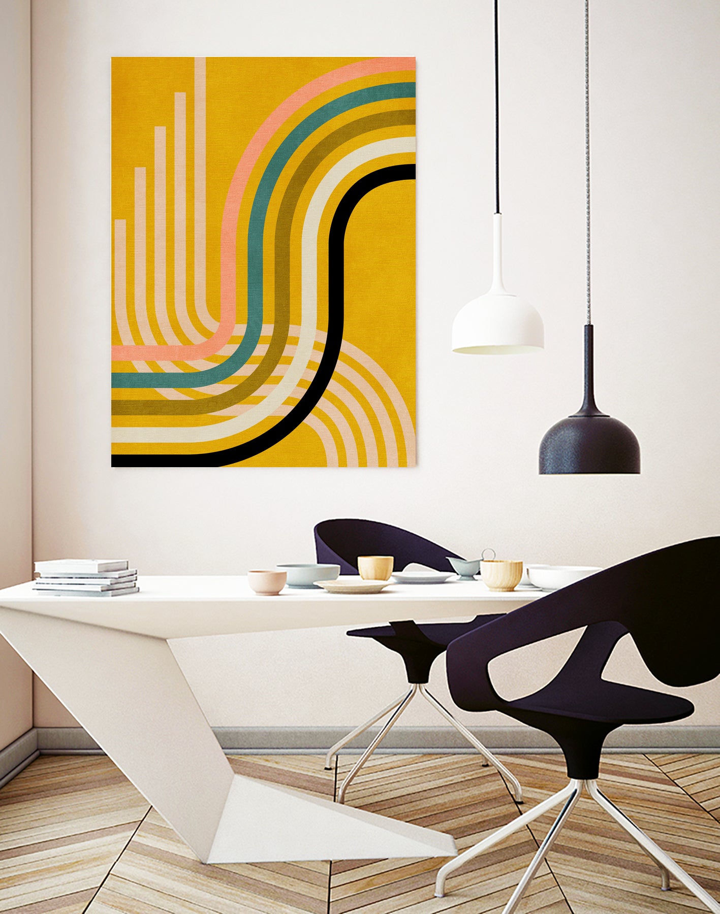 Rainbow Suns 9 Kopie by Ana Rut Bre on GIANT ART - abstract abstract