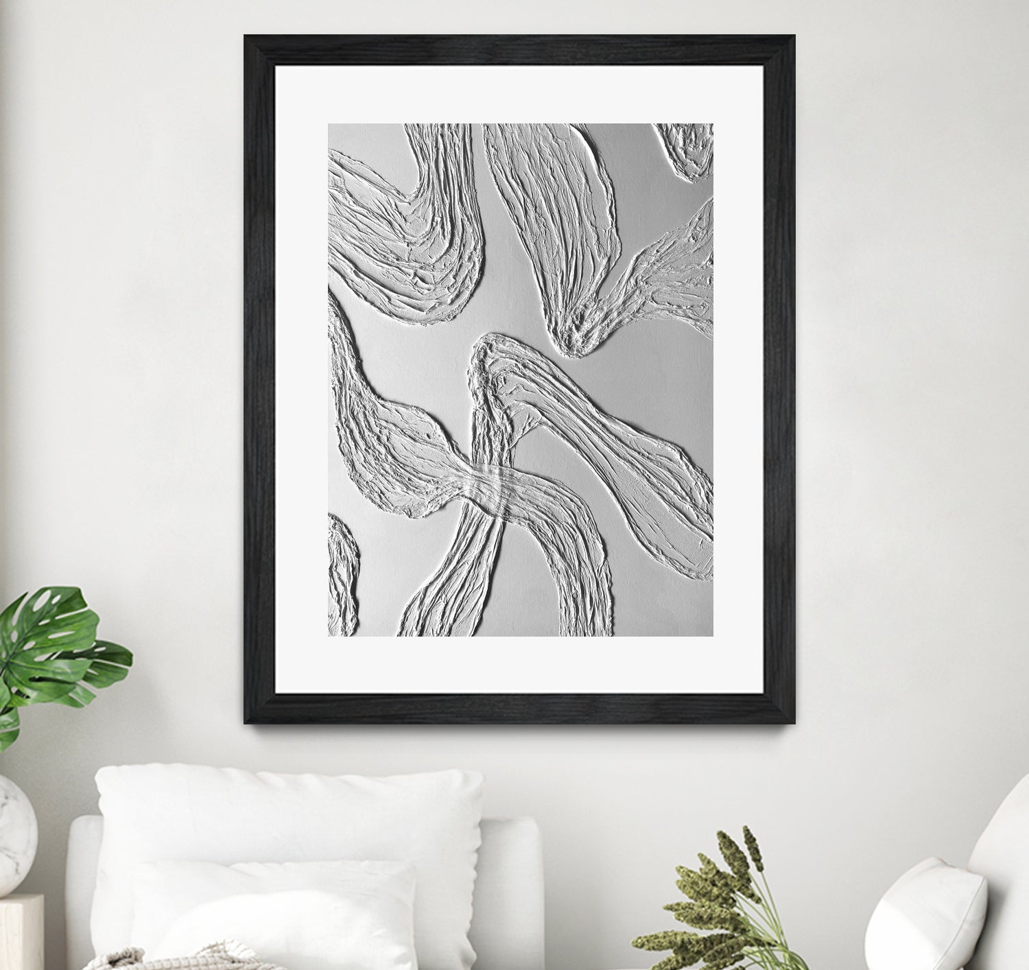 THE WHITE DANCE by ALLA on GIANT ART - white illustration fabric on canvas