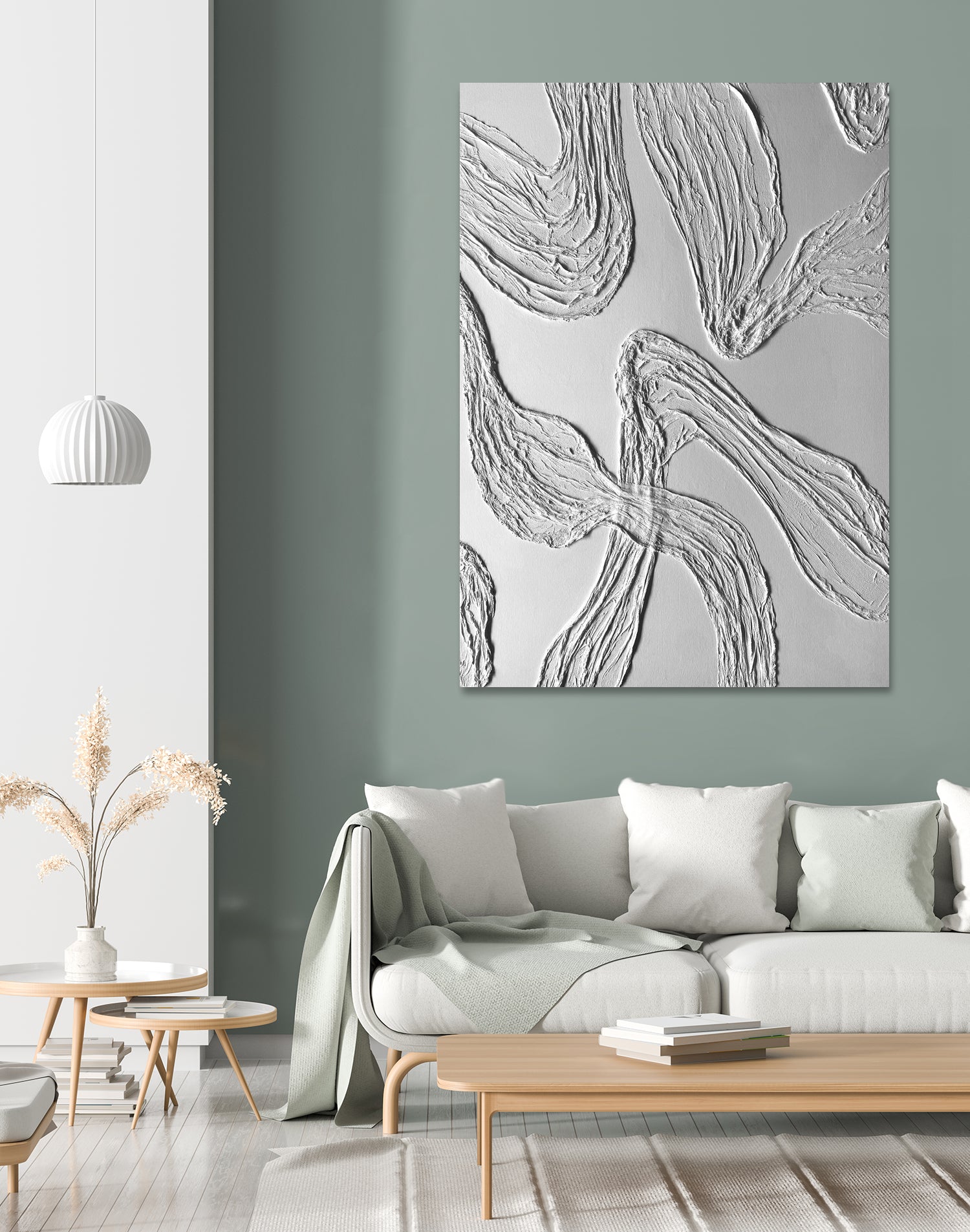 THE WHITE DANCE by ALLA on GIANT ART - white illustration fabric on canvas