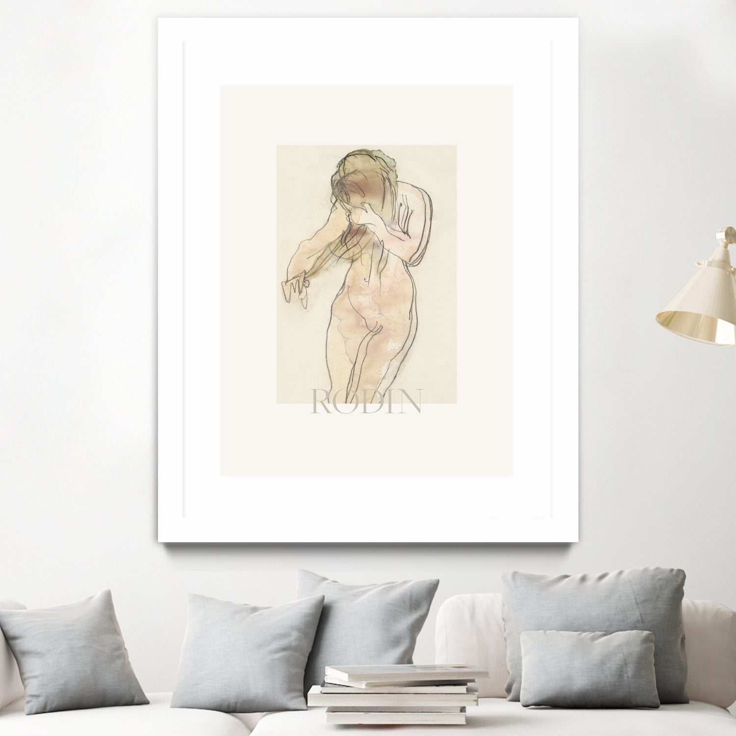 Study of Nude by Auguste Rodin on GIANT ART - auguste rodin figurative auguste rodin