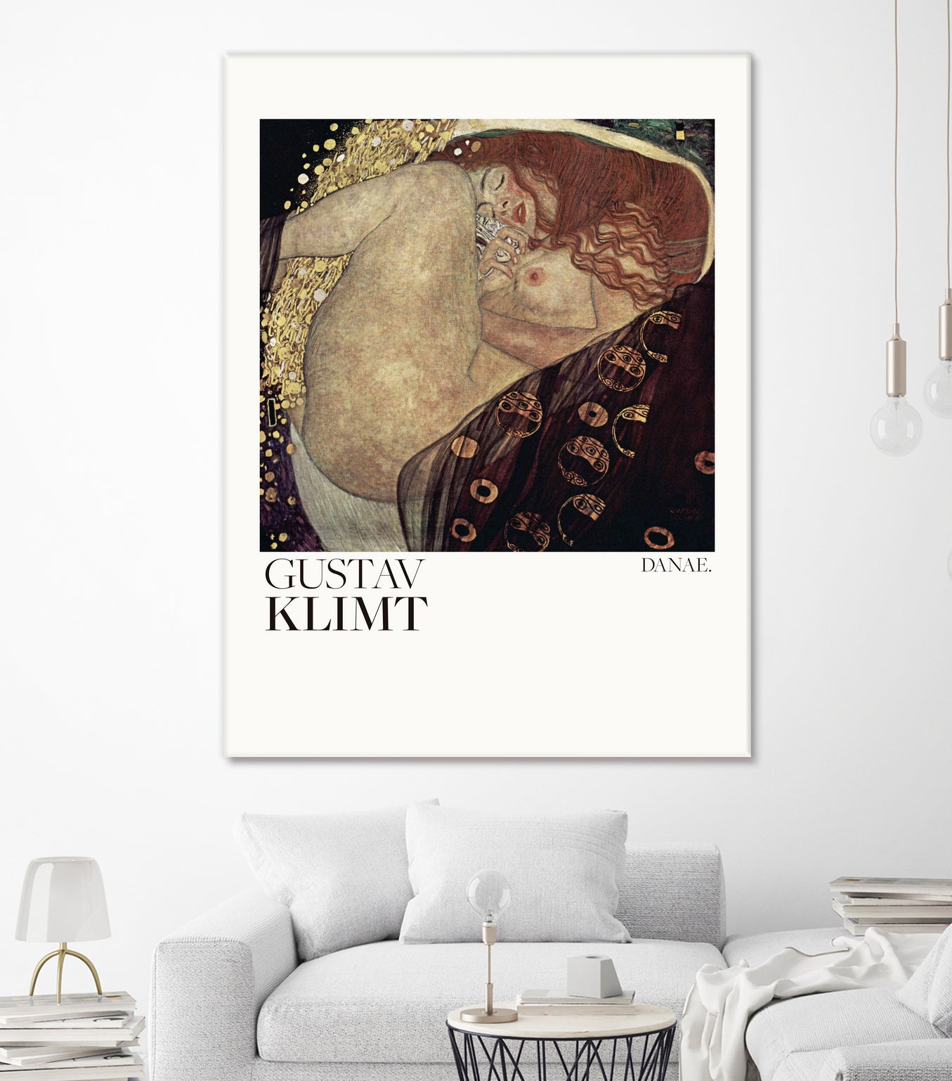 Danae (1907 1908) Poster by Gustav Klimt on GIANT ART - 5906 illustration