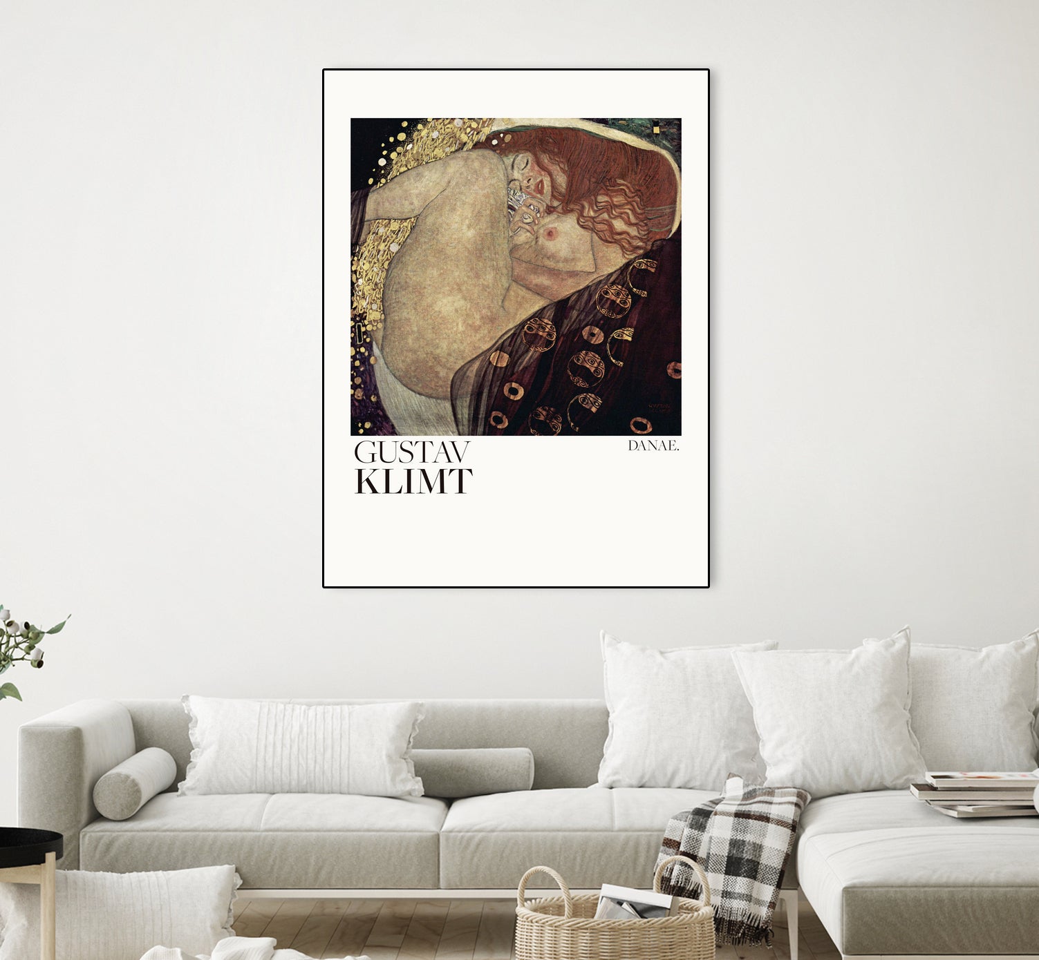 Danae (1907 1908) Poster by Gustav Klimt on GIANT ART - 5906 illustration