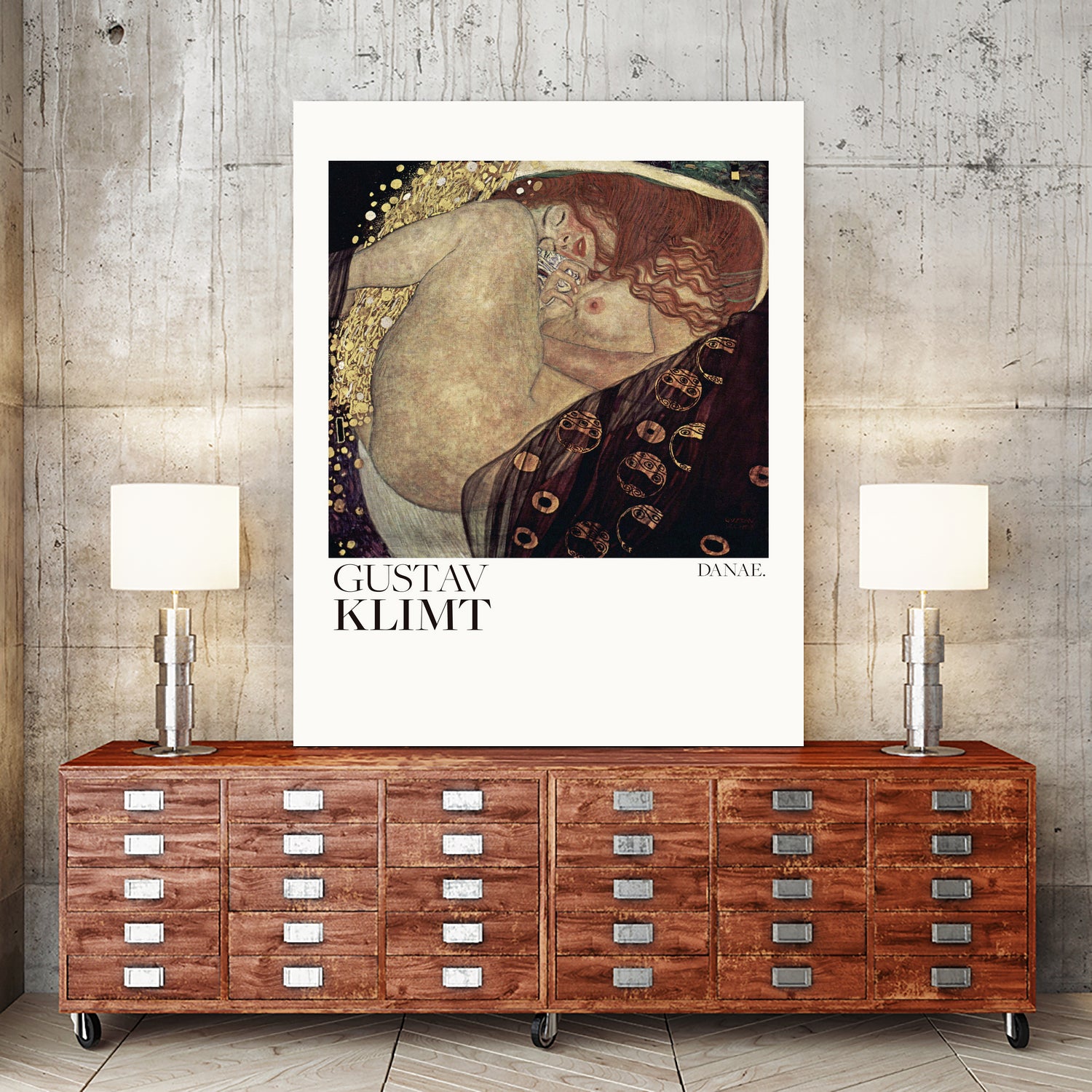 Danae (1907 1908) Poster by Gustav Klimt on GIANT ART - 5906 illustration