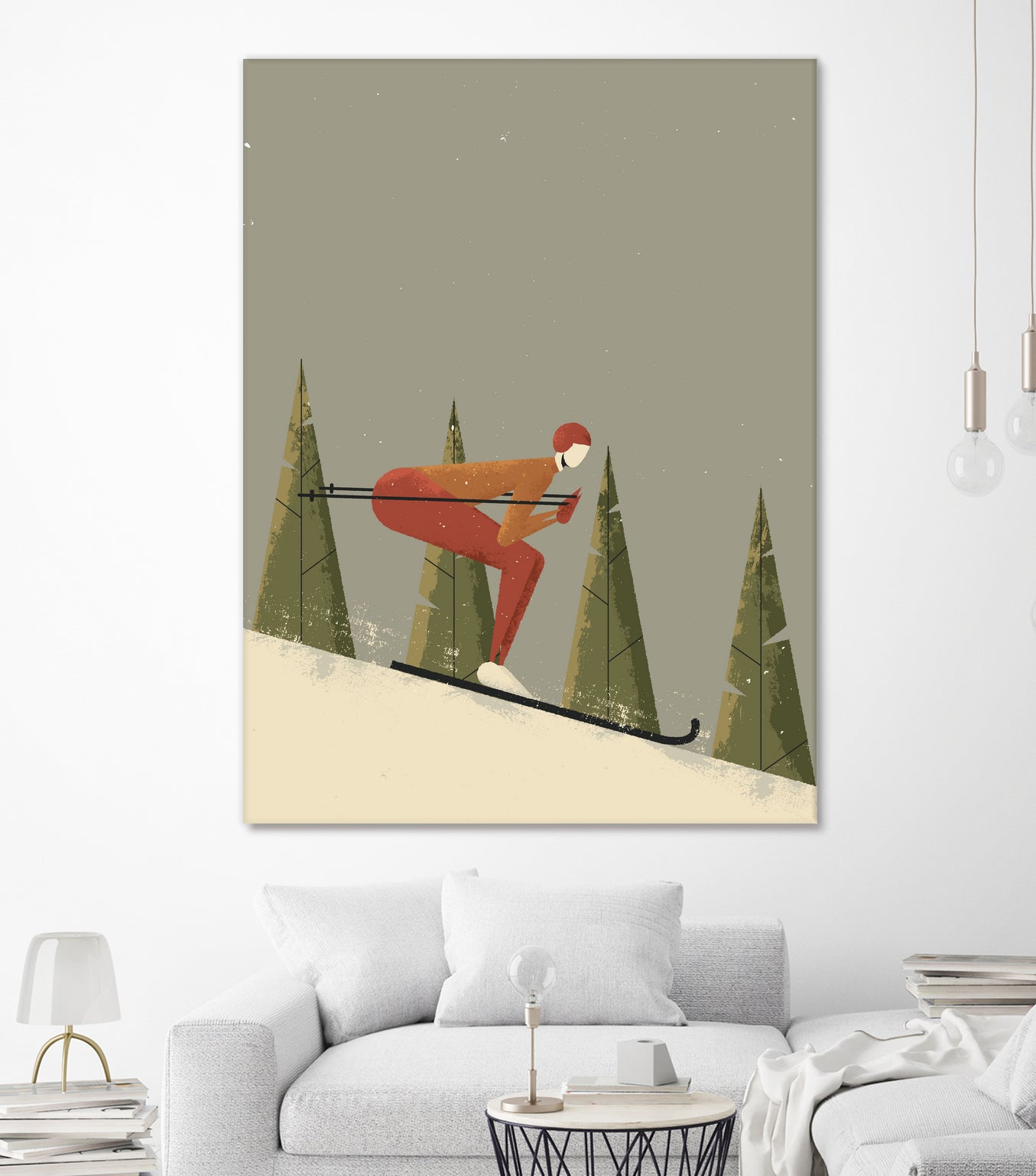 Skiing by Vision Grasp Art on GIANT ART