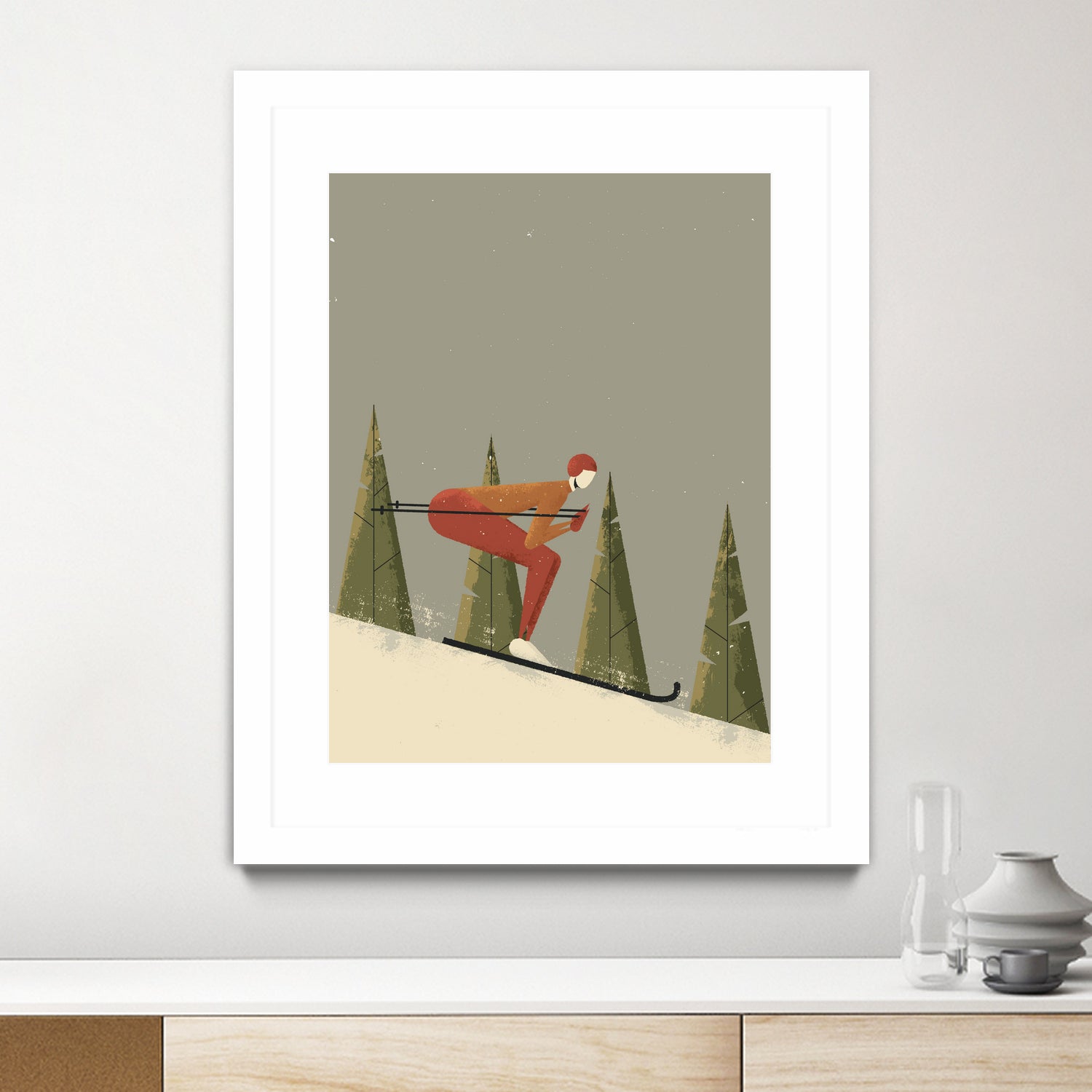 Skiing by Vision Grasp Art on GIANT ART