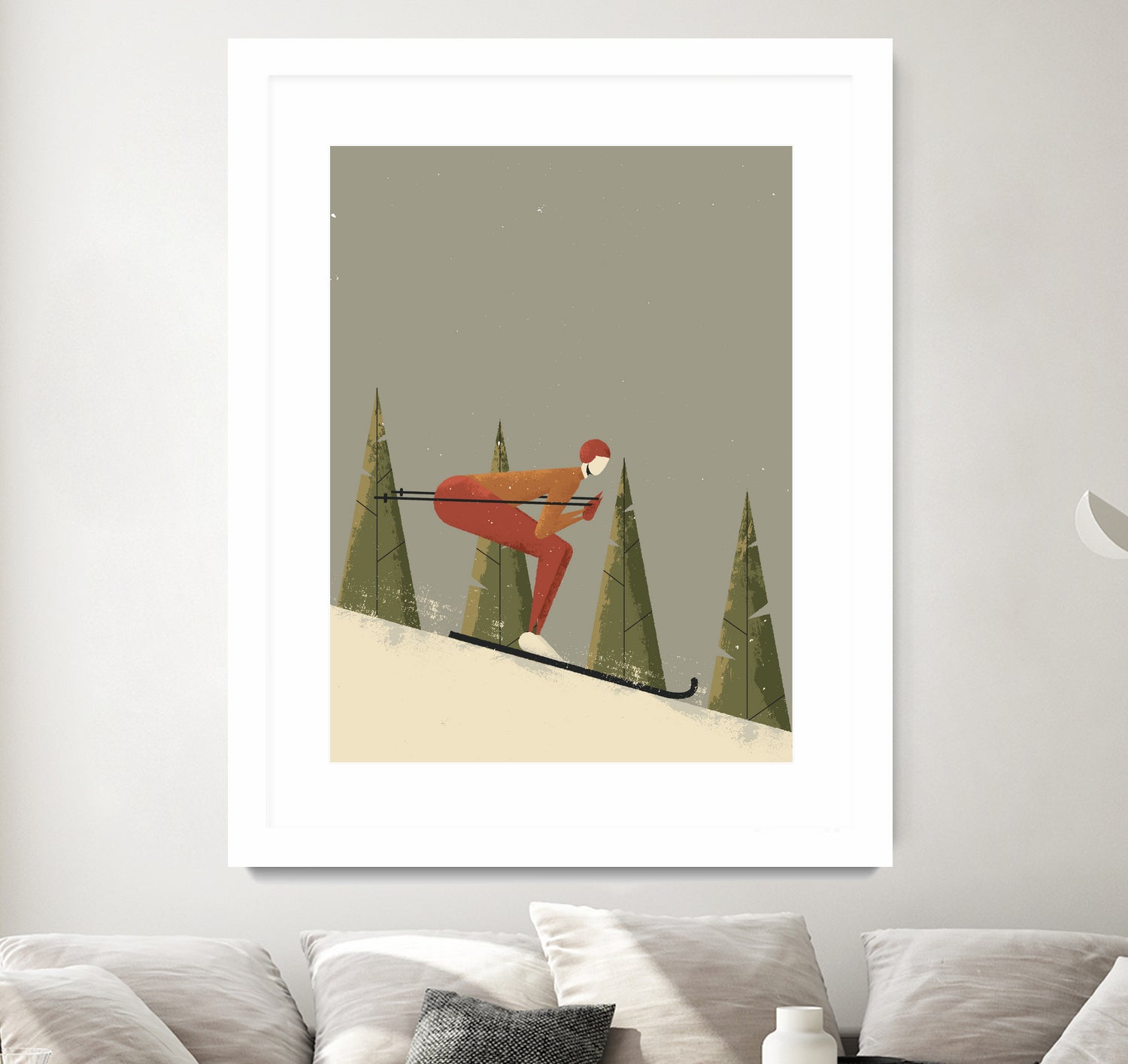 Skiing by Vision Grasp Art on GIANT ART