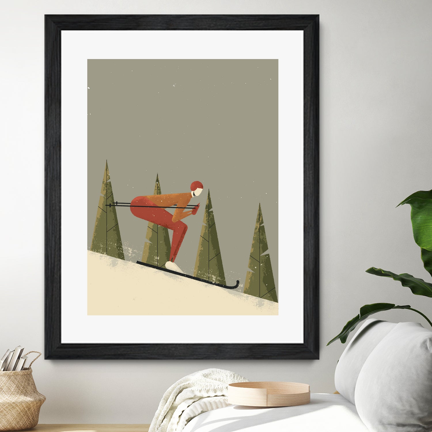 Skiing by Vision Grasp Art on GIANT ART