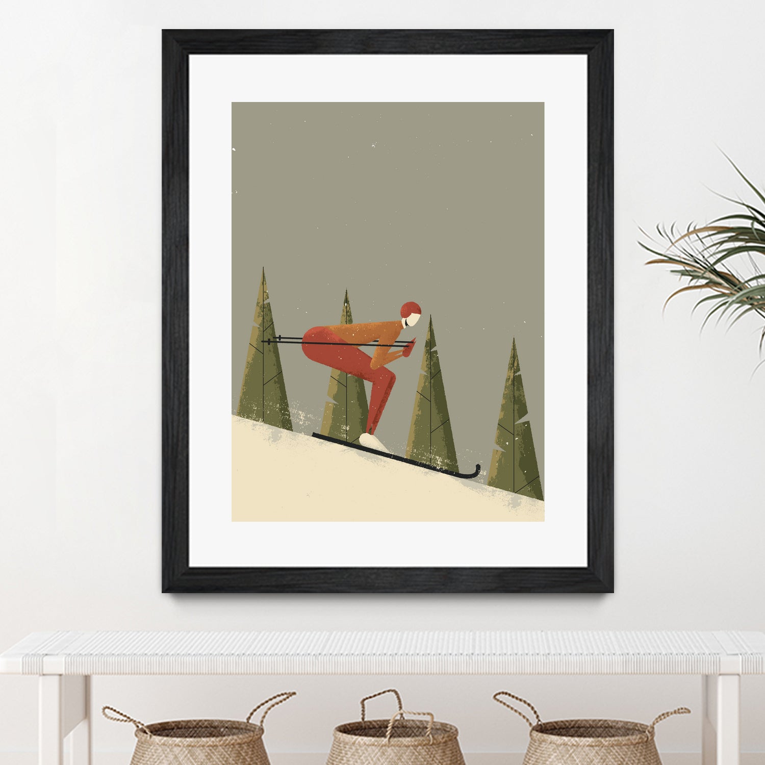 Skiing by Vision Grasp Art on GIANT ART