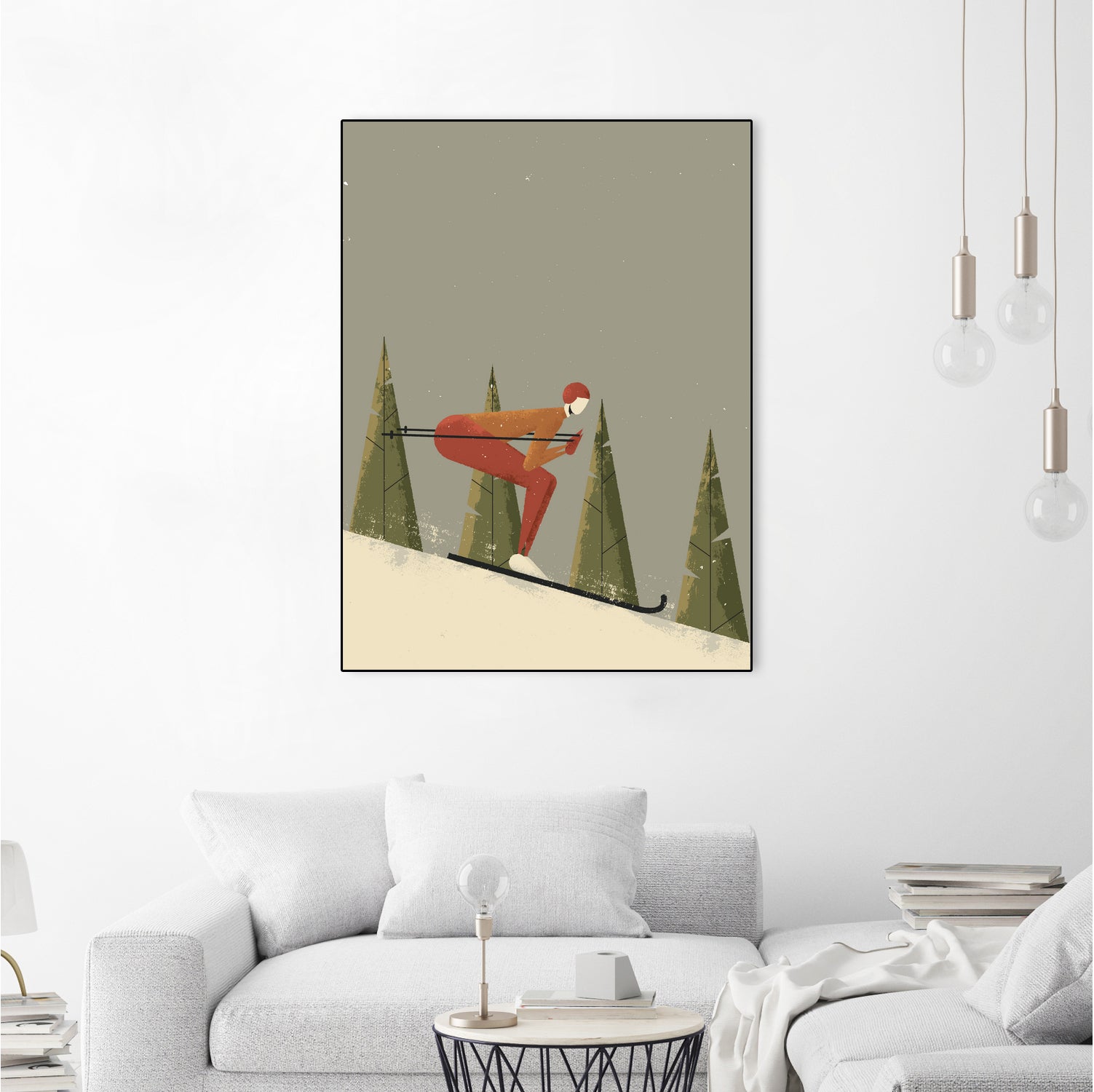 Skiing by Vision Grasp Art on GIANT ART