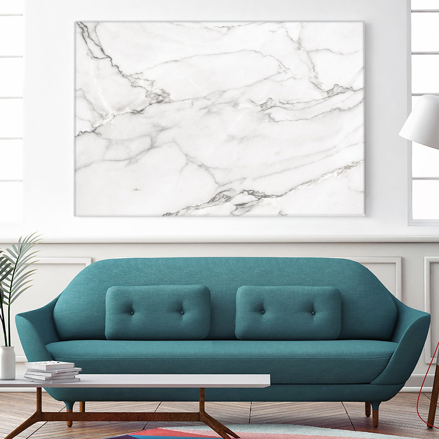 White Marble I by amini54 on GIANT ART - 15000 photography