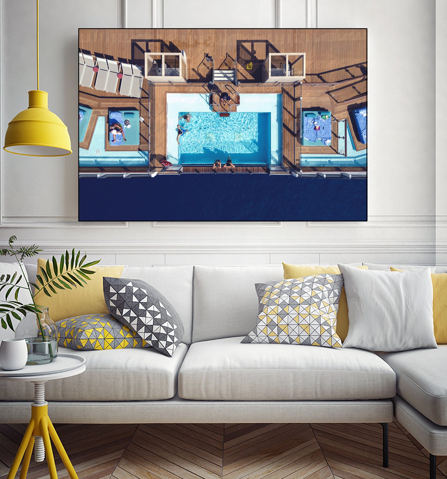 Photosession in the pool by Yevhen on GIANT ART - photography aerial