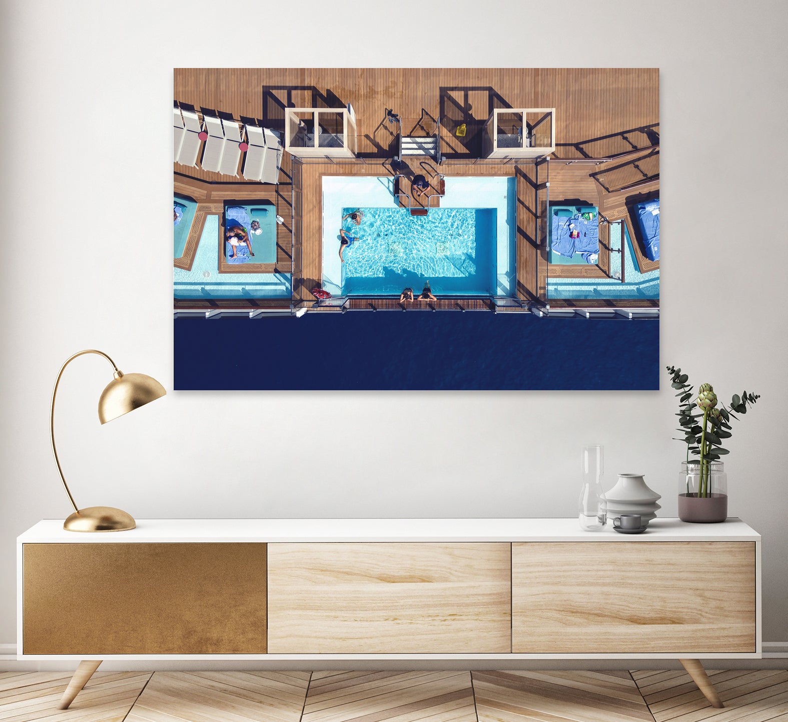 Photosession in the pool by Yevhen on GIANT ART - photography aerial