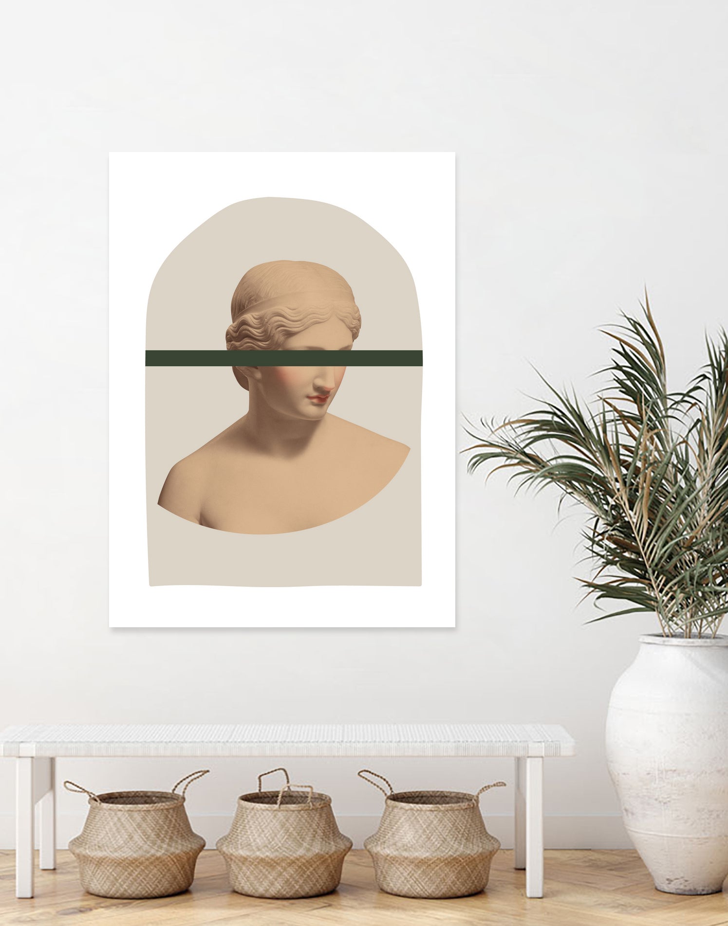Artemis Mustard and Green by Grace Digital Art on GIANT ART -  figurative