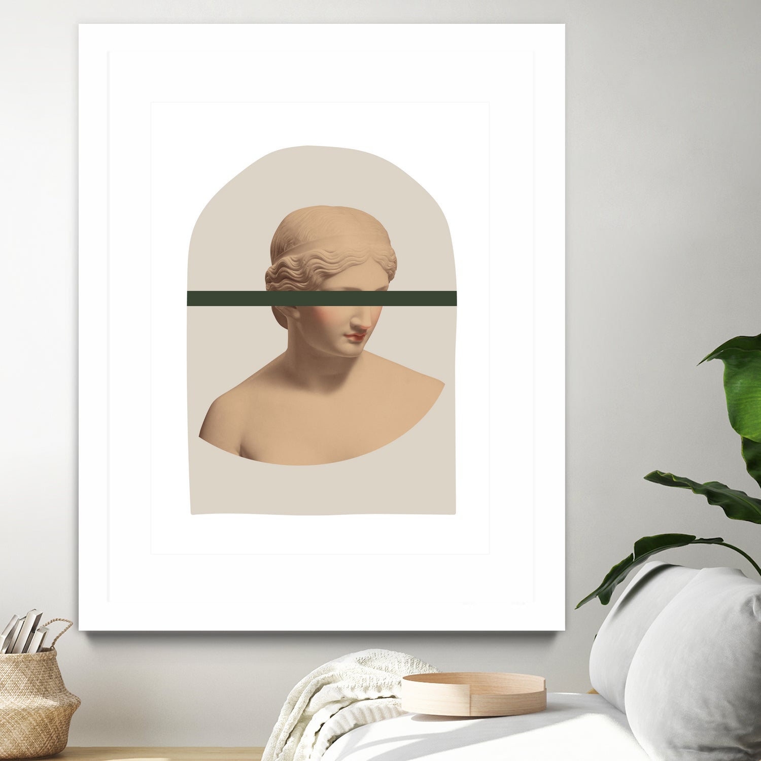 Artemis Mustard and Green by Grace Digital Art on GIANT ART -  figurative