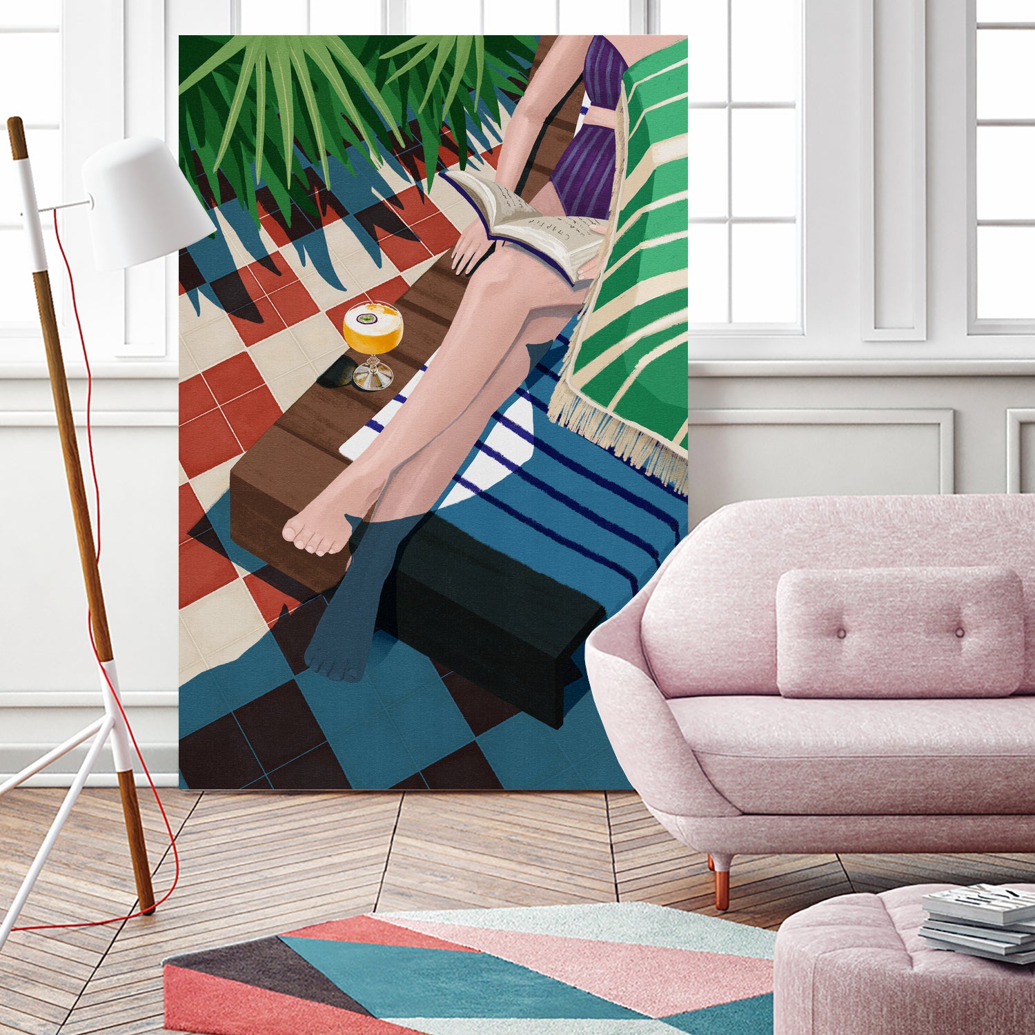 Just one more chapter by Goed on GIANT ART - illustration sunchair