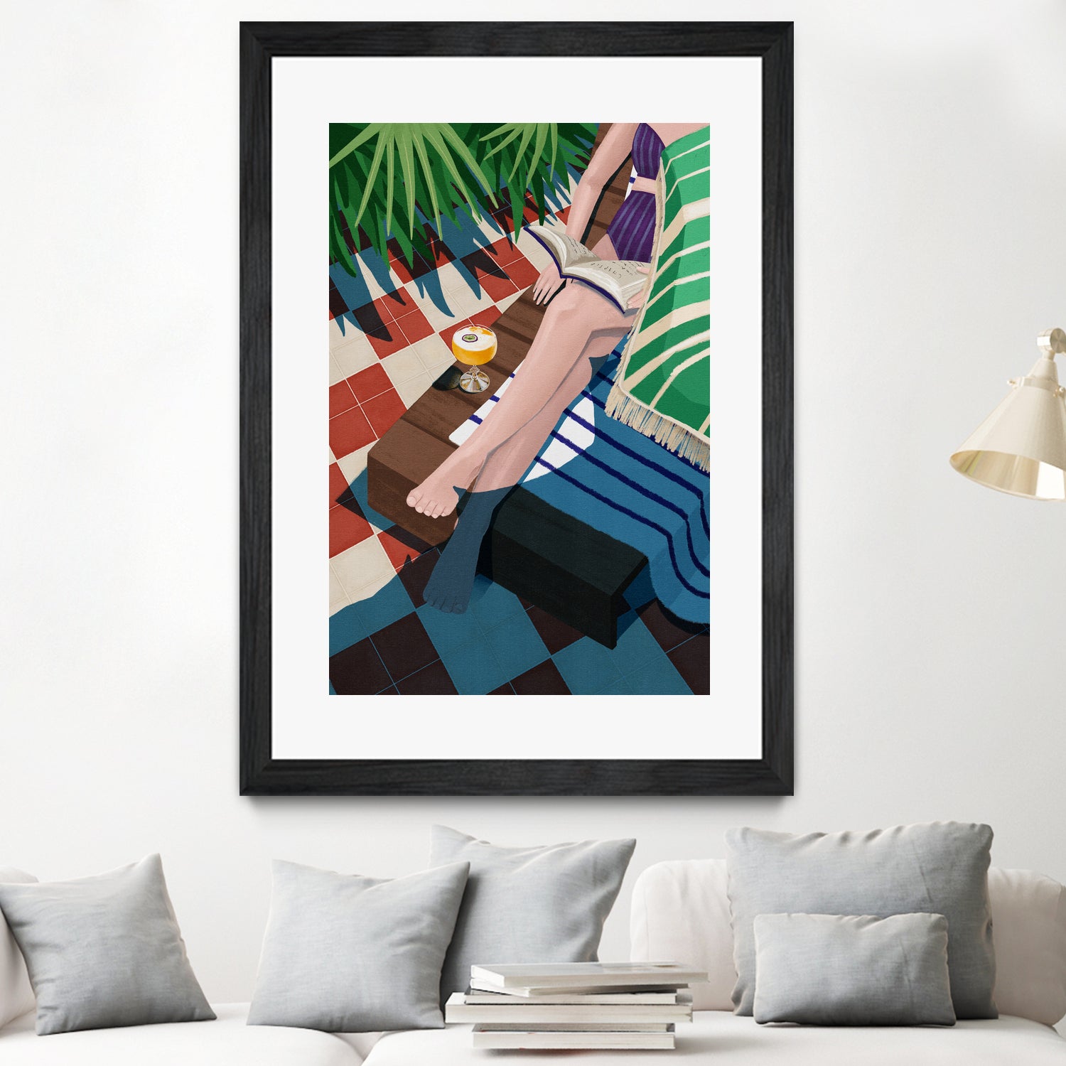 Just one more chapter by Goed on GIANT ART - illustration sunchair