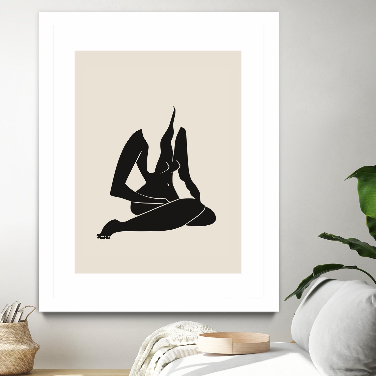 Long Hair Nude In Black by Little Dean on GIANT ART - 7200 illustration
