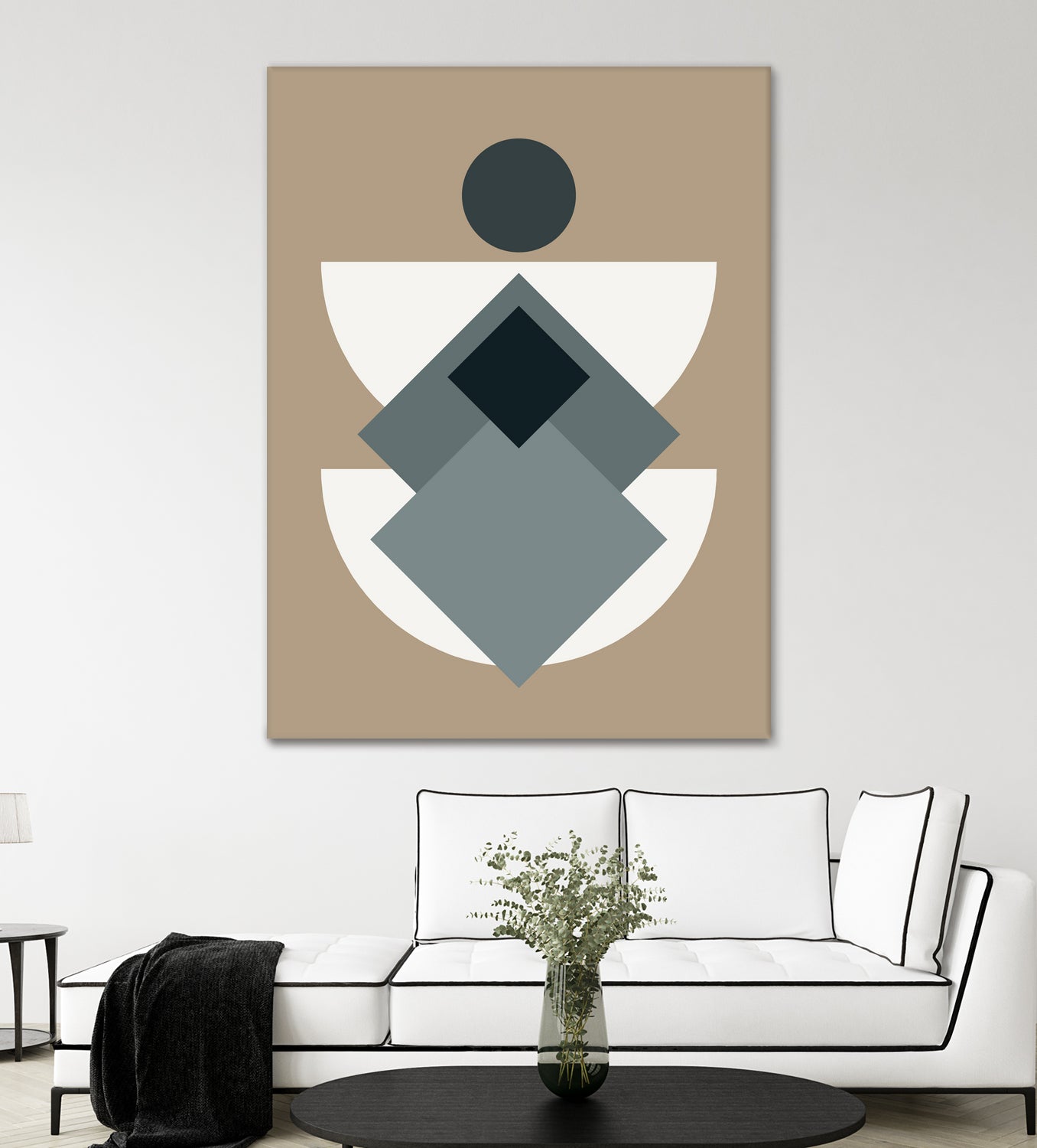 Mid Century In Greys by Little Dean on GIANT ART - abstract abstract