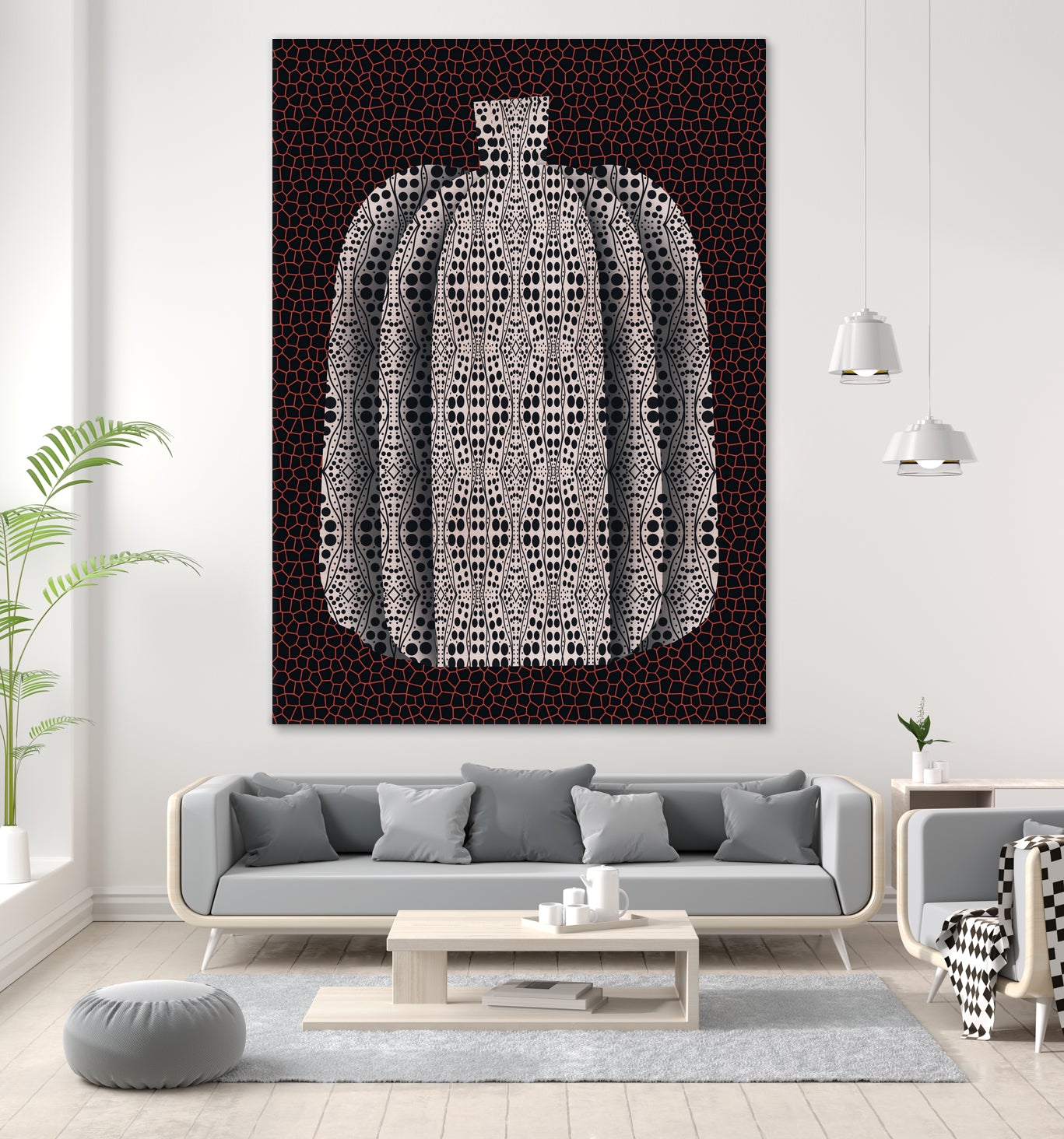 Pop Art Pumpkin Vase by Little on GIANT ART - illustration abstract