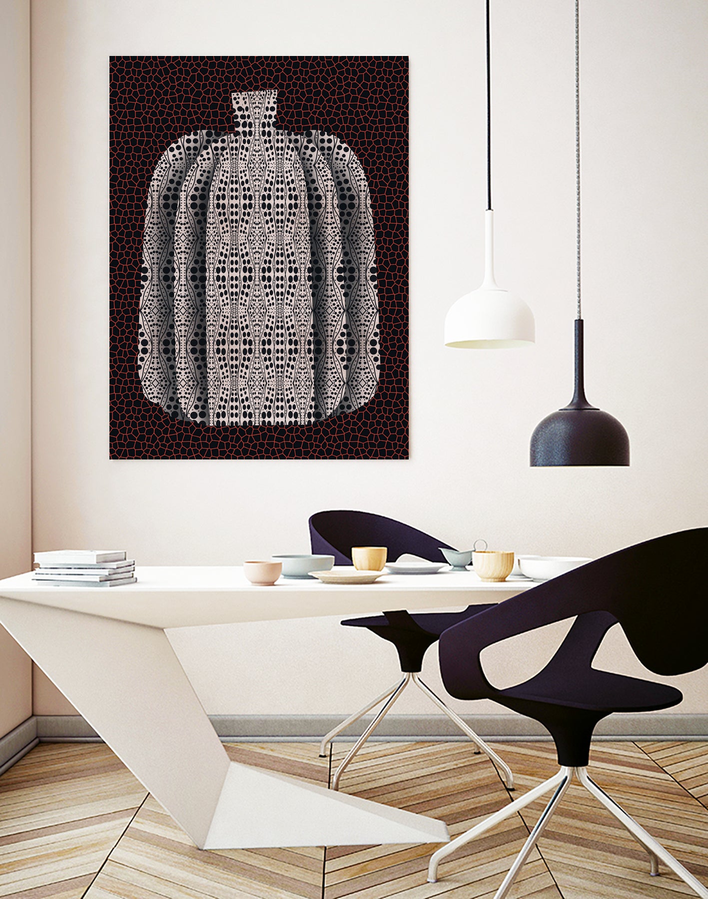 Pop Art Pumpkin Vase by Little on GIANT ART - illustration abstract