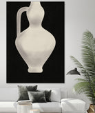 Vintage White Vase by Little on GIANT ART - illustration little dean