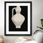 Vintage White Vase by Little on GIANT ART - illustration little dean