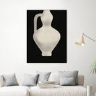 Vintage White Vase by Little on GIANT ART - illustration little dean