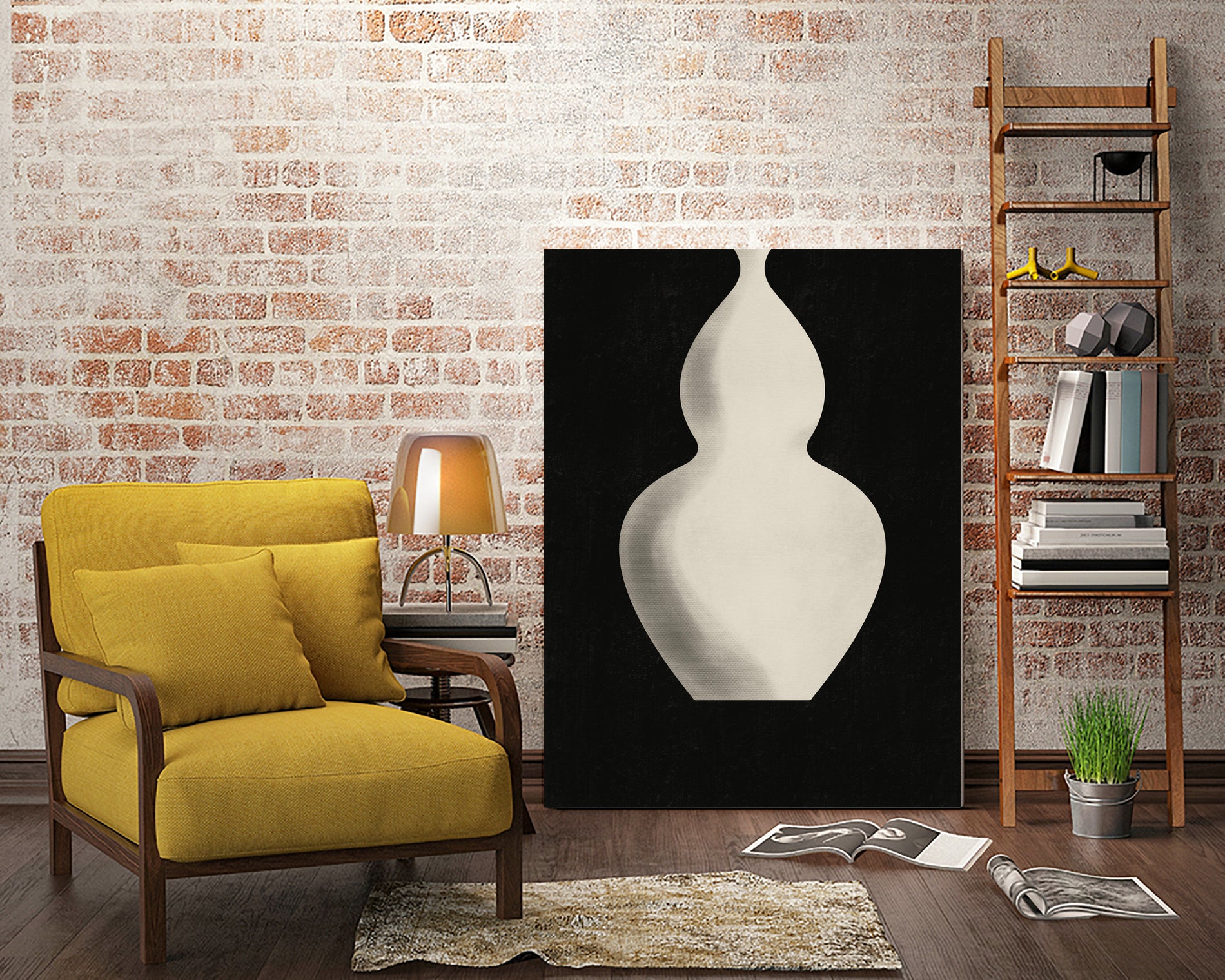 White Vase by Little on GIANT ART - illustration little dean