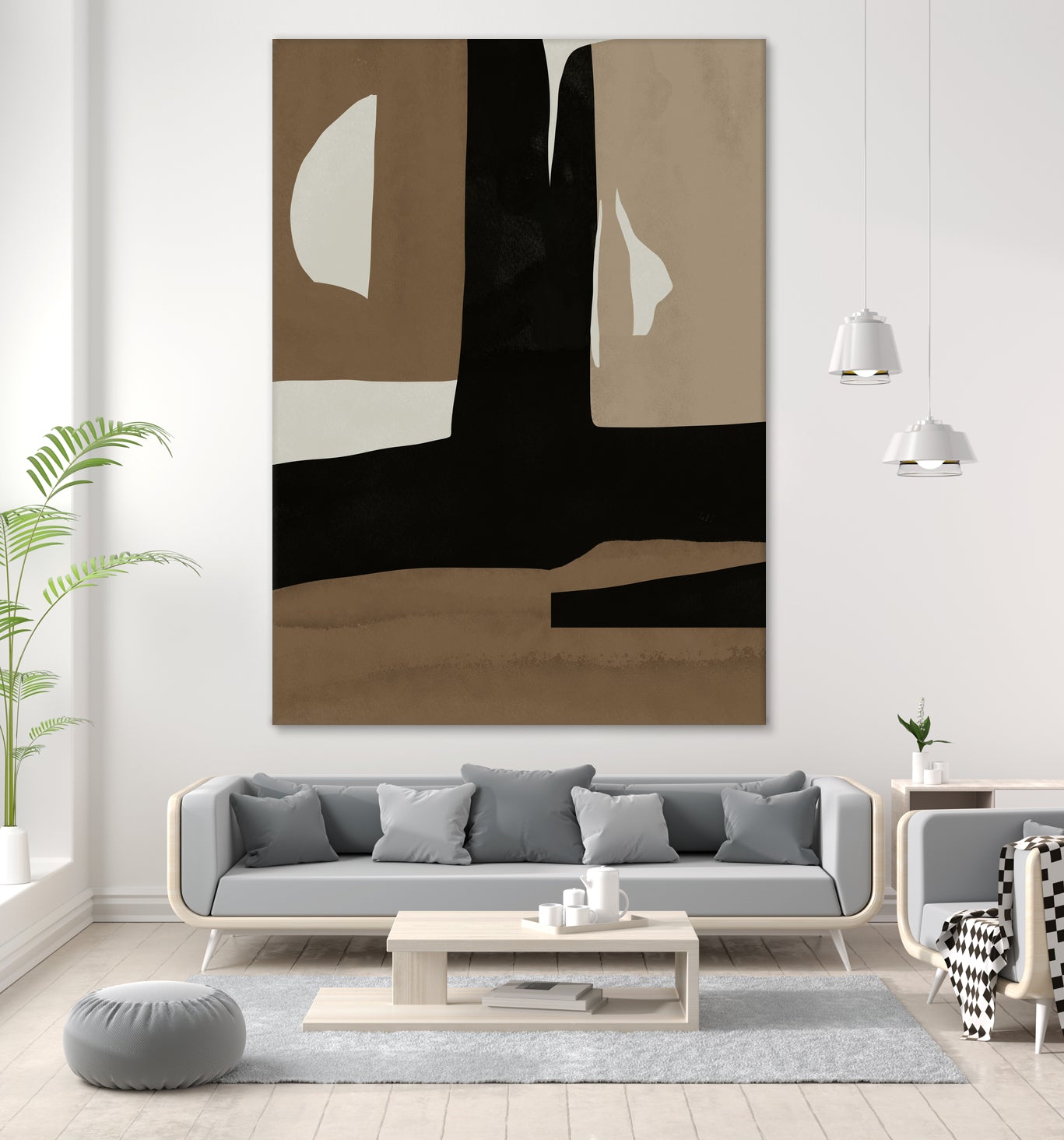 Inspo minimal neutral abstract 05 by Little Dean on GIANT ART