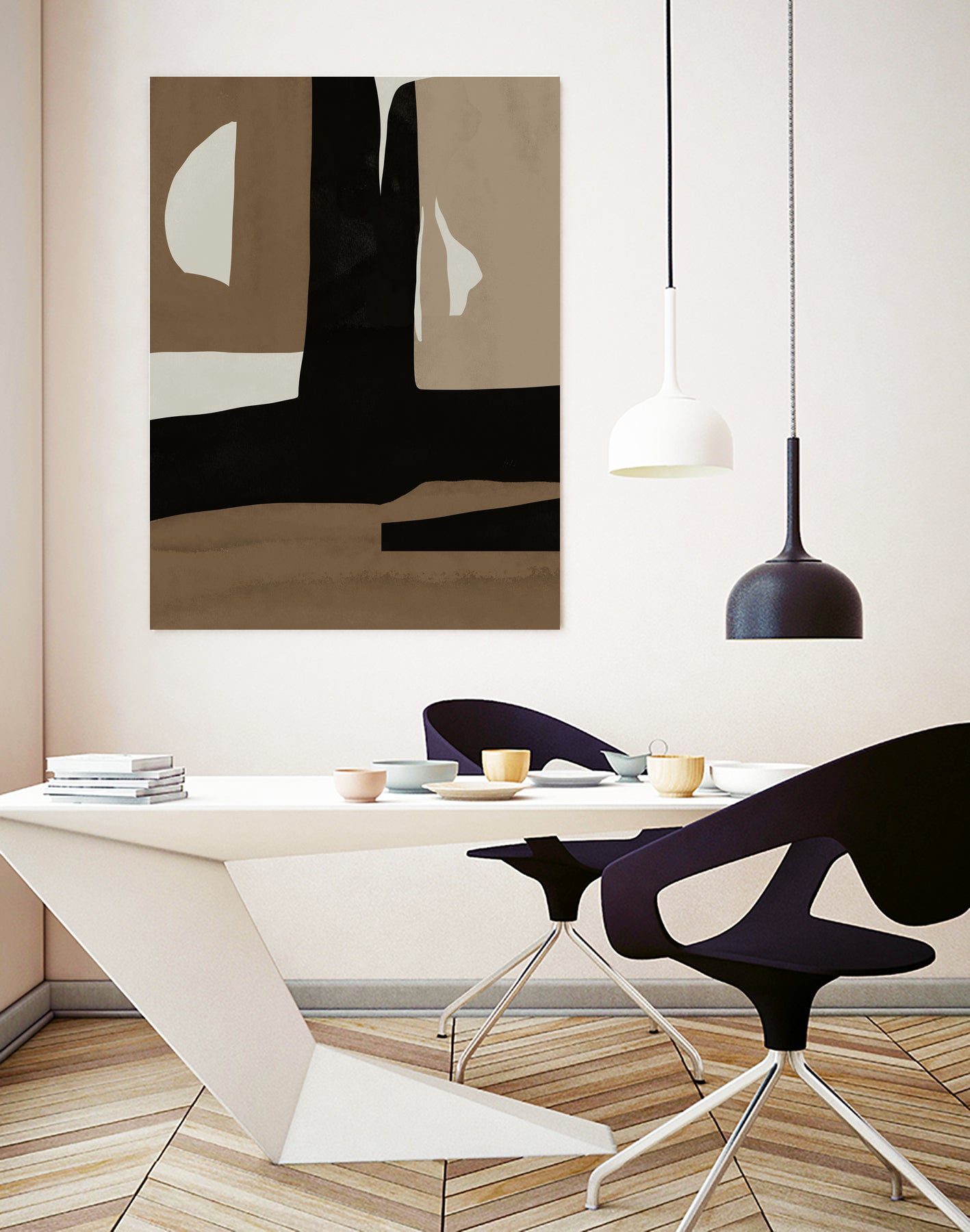 Inspo minimal neutral abstract 05 by Little Dean on GIANT ART