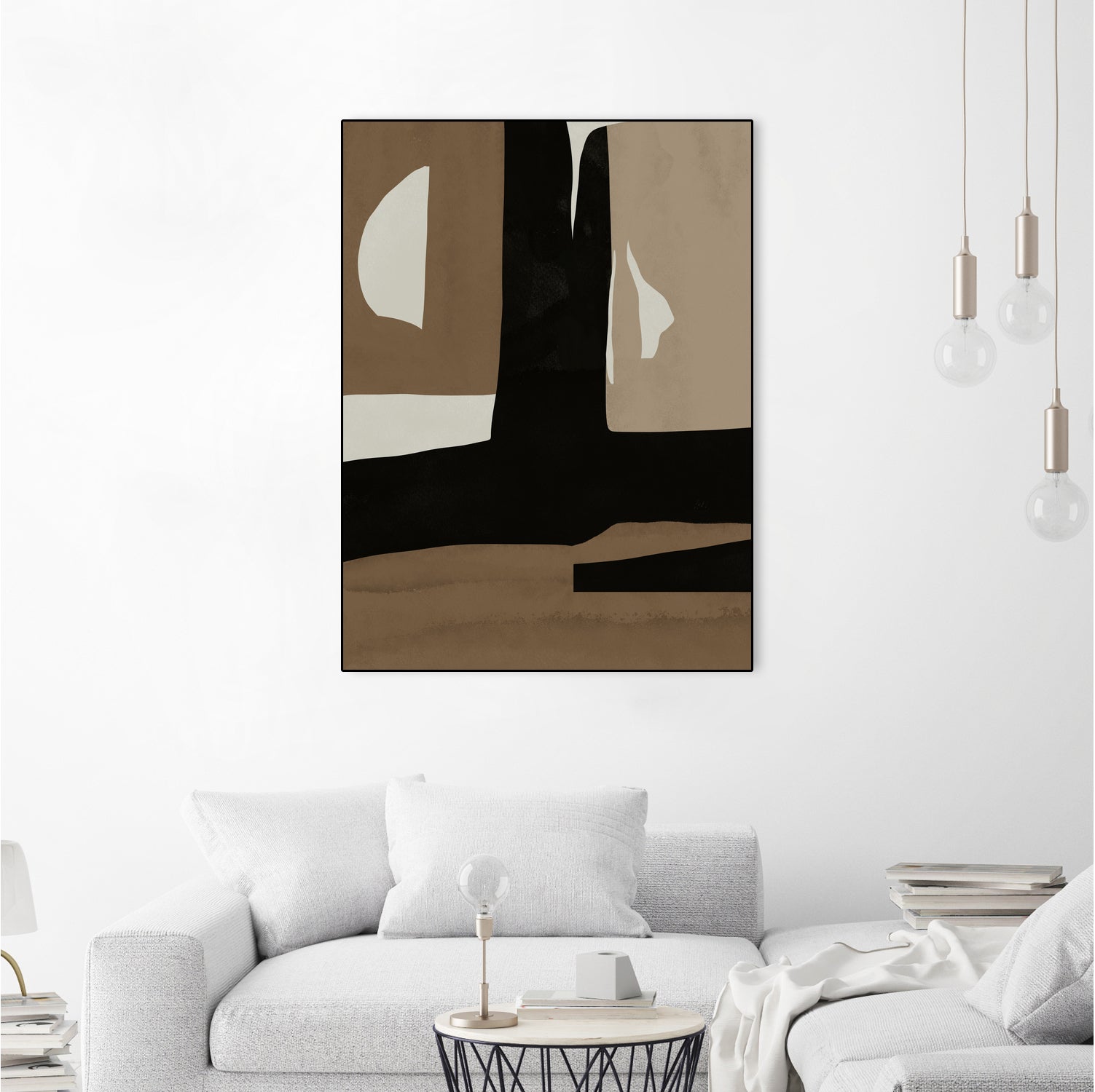Inspo minimal neutral abstract 05 by Little Dean on GIANT ART