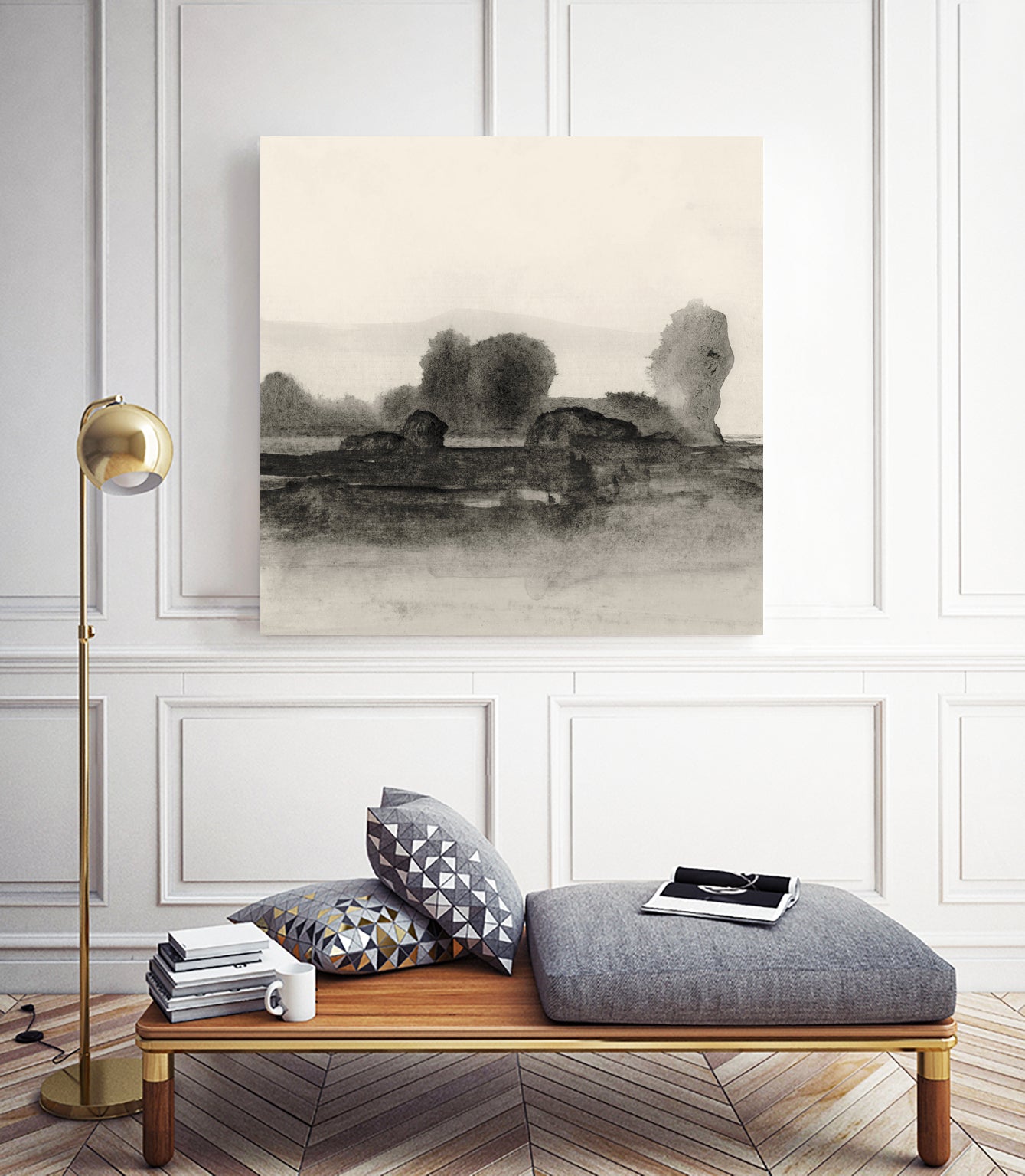 Land 2 by Dan Hobday on GIANT ART - landscape watercolor