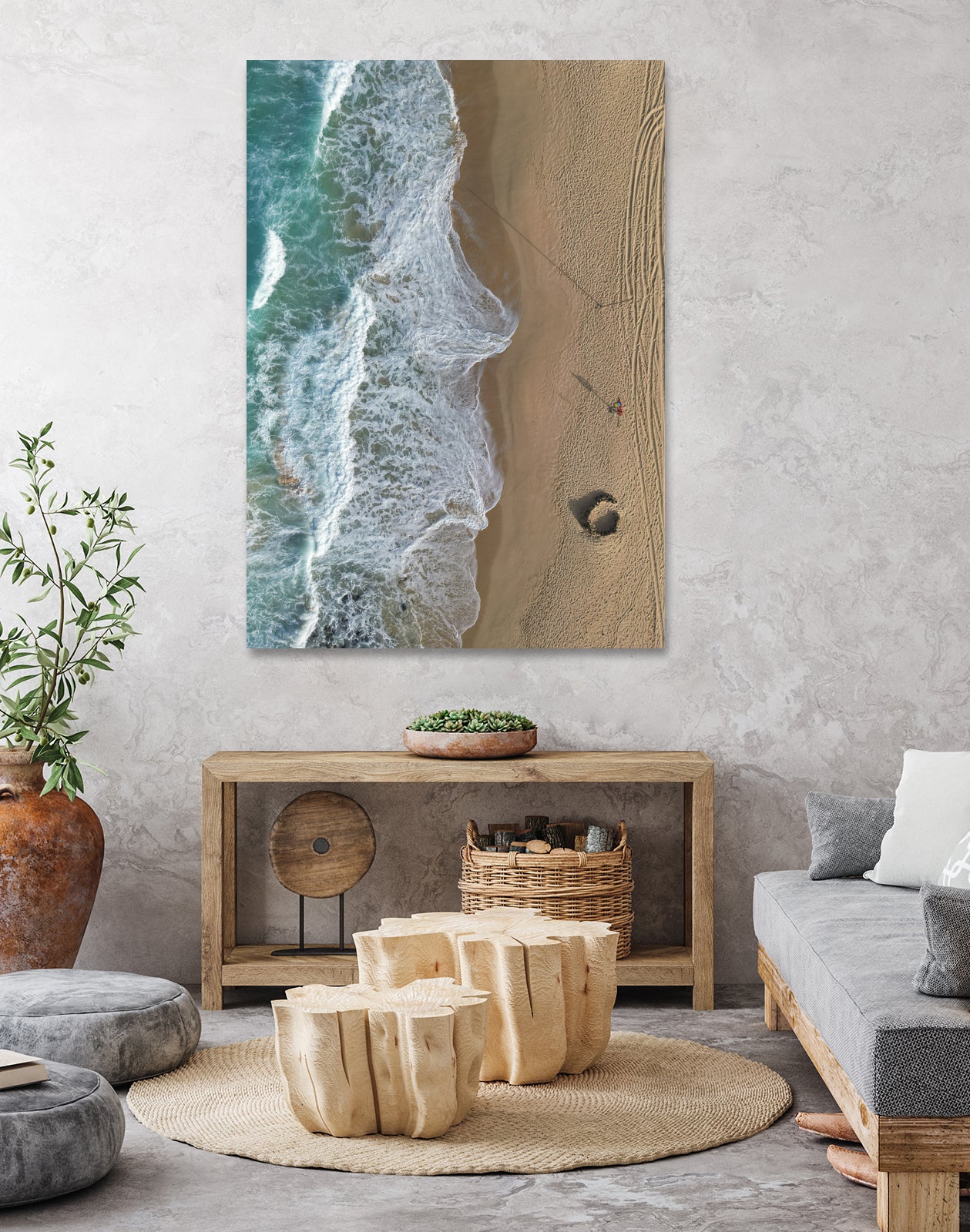 White Foam by Jose Curto on GIANT ART - photogrpahy cenital