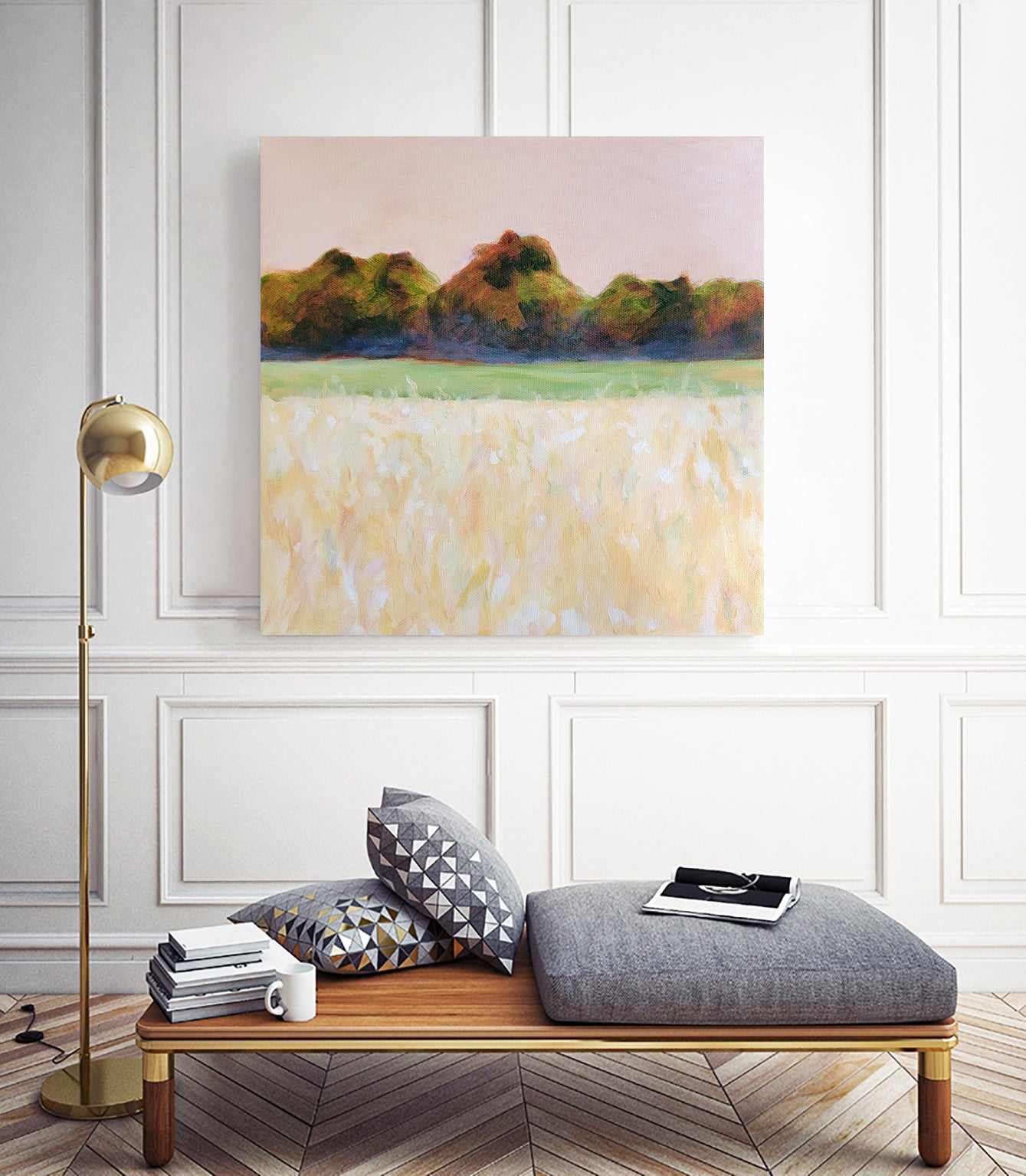 Summer Field by Claire Whitehead on GIANT ART - landscape oil paint